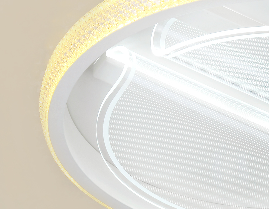 Потолочный светодиодный светильник Ambrella FA602 WH белый 88W (ПДУ РАДИО 2.4)