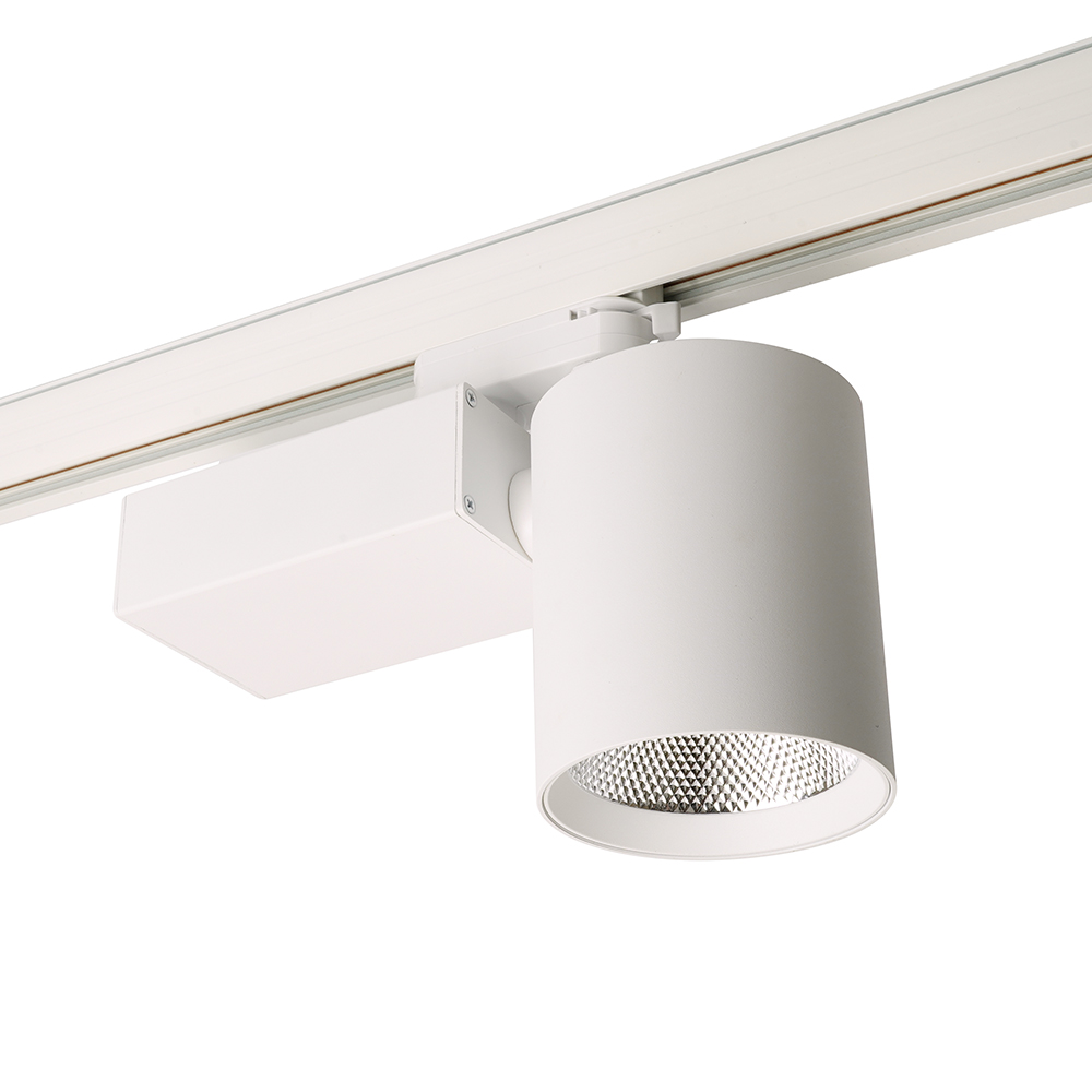 Светодиодный светильник Feron AL148 трековый на шинопровод 30W 4000K 35 градусов белый, 3х фазный