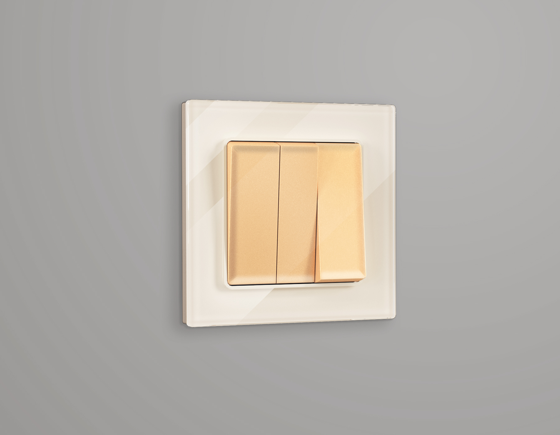 AF330301 Рамка ALFA Platos (Бежевый Стекло органическое) 1-ая