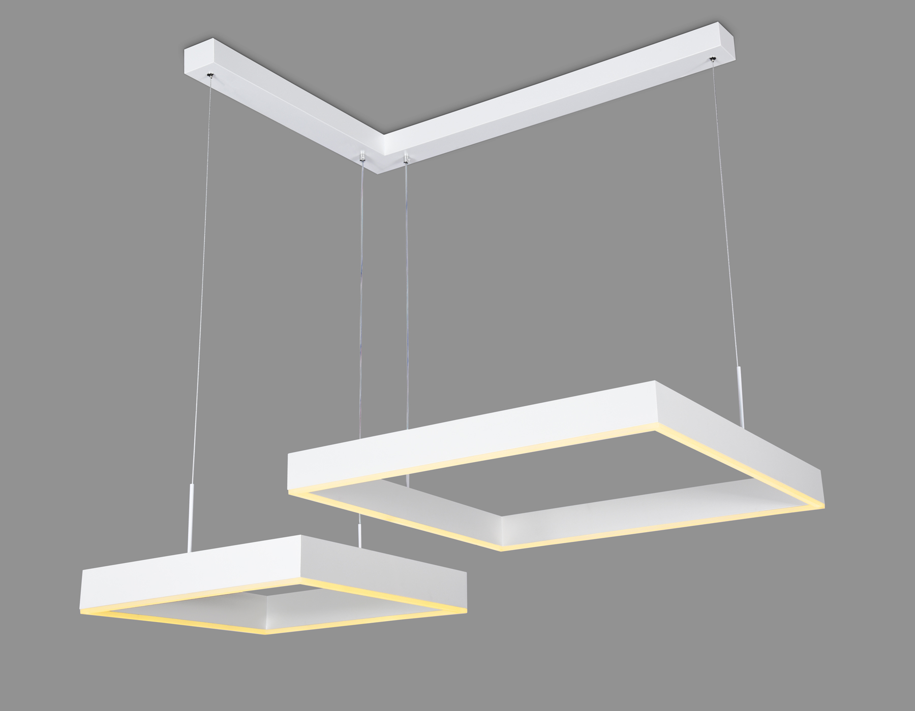 Подвесной светильник Ambrella FA6640/2 WH белый 108W 850*750*700 (ПДУ РАДИО 2.4G)