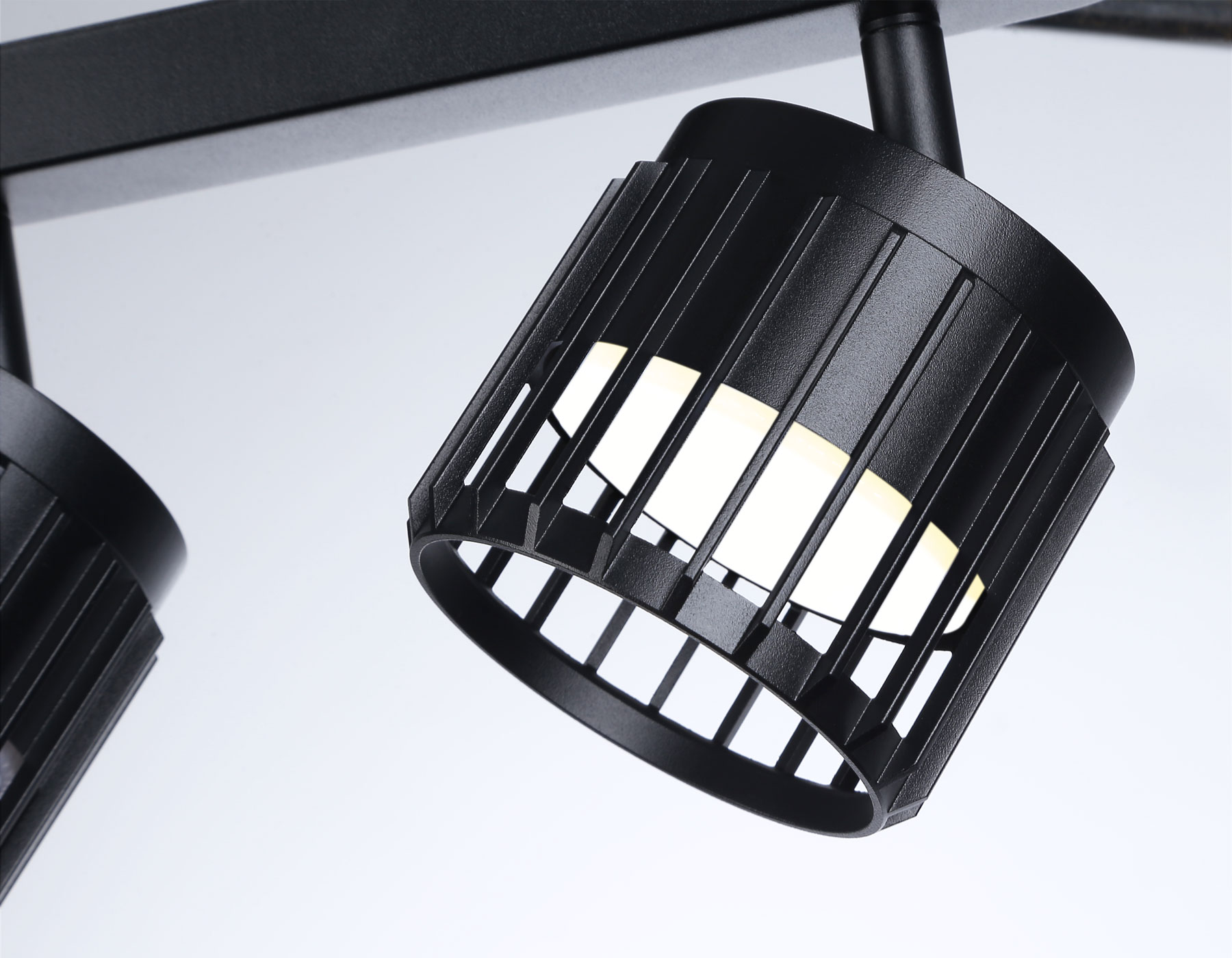 Накладной поворотный спот Ambrella TN71168/3 BK черный GX53/3 400*100*125