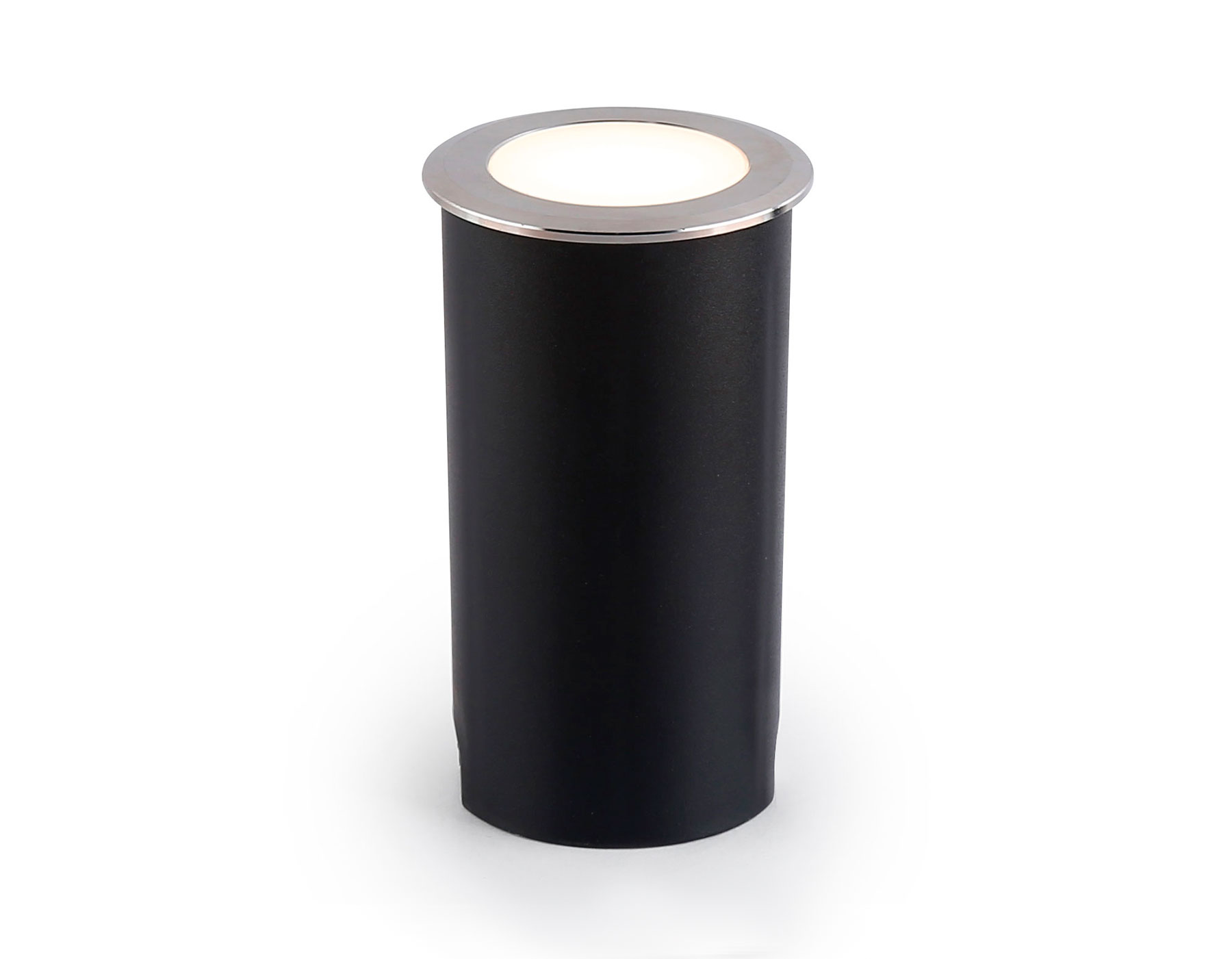 Уличный светильник в грунт ST6513 BK черный IP67 LED 4200K 1W D48*82