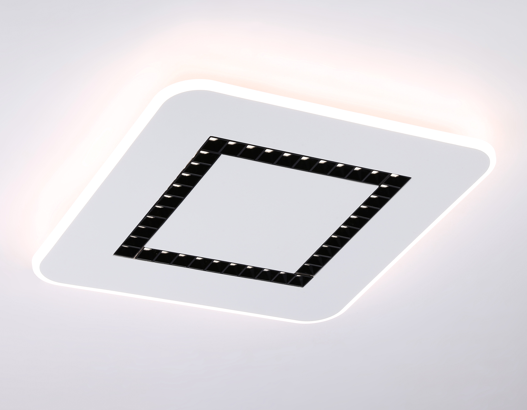 Потолочный светильник Ambrella FL51415 WH белый 3000K/4200K/6400K 68W 488*488*40 (ПДУ ИК)