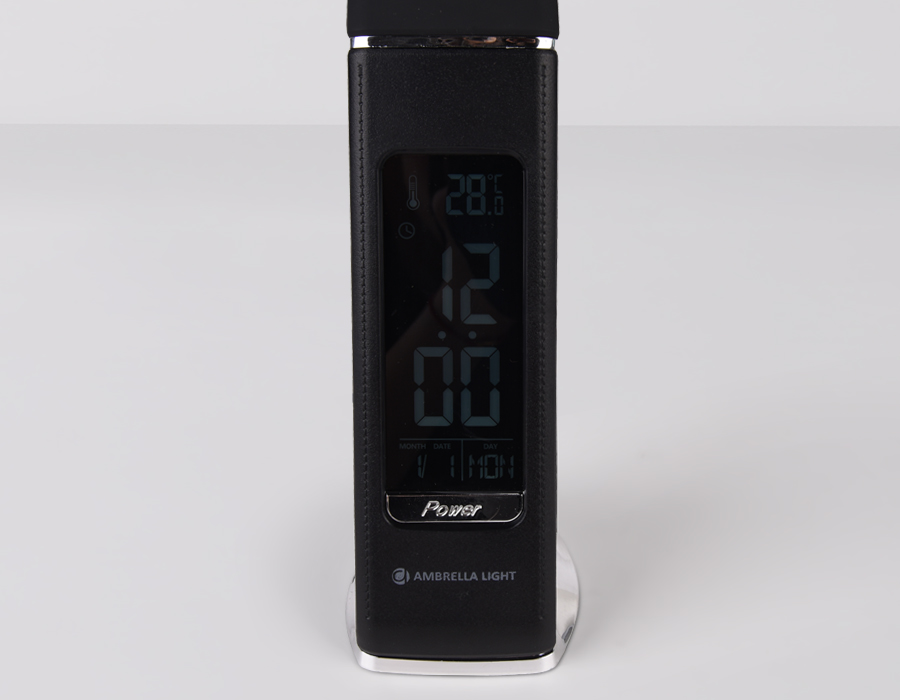 Светодиодная настольная лампа  Ambrella с дисплеем DE509 BK черный LED 3000-6400K 6W