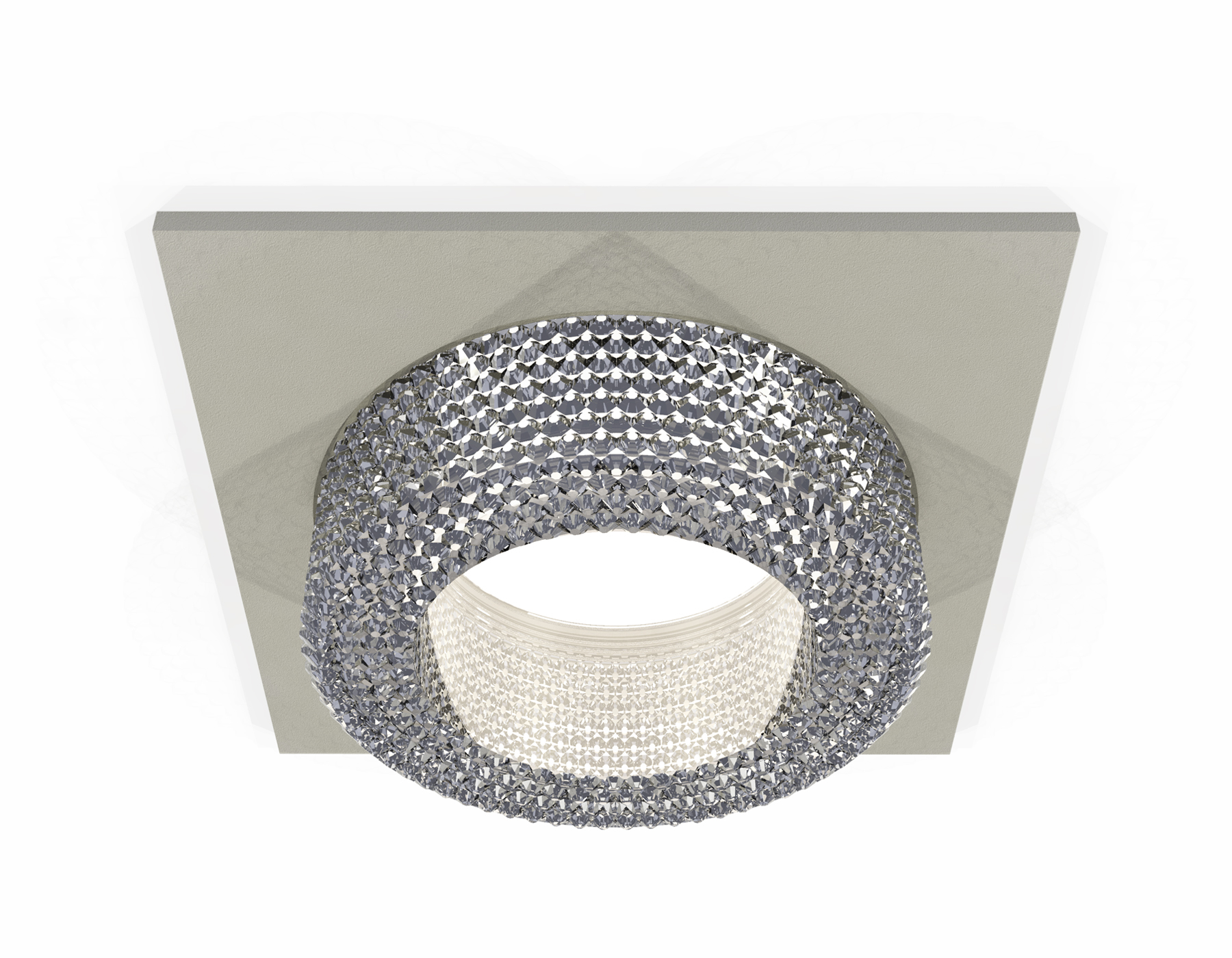 Встраиваемый светильник XC7633020 SGR/CL серый песок/прозрачный MR16 GU5.3 (C7633, N7191)