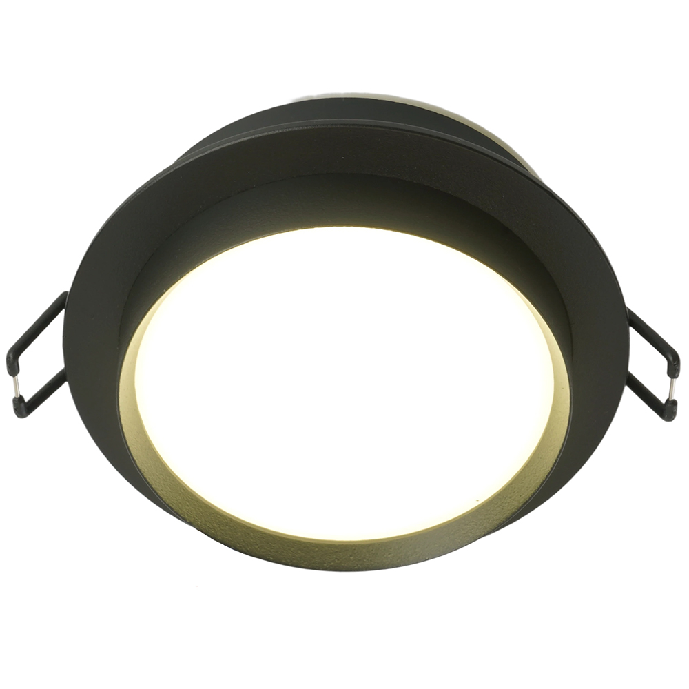 Светильник встраиваемый Feron DL507 потолочный GX53 черный круг