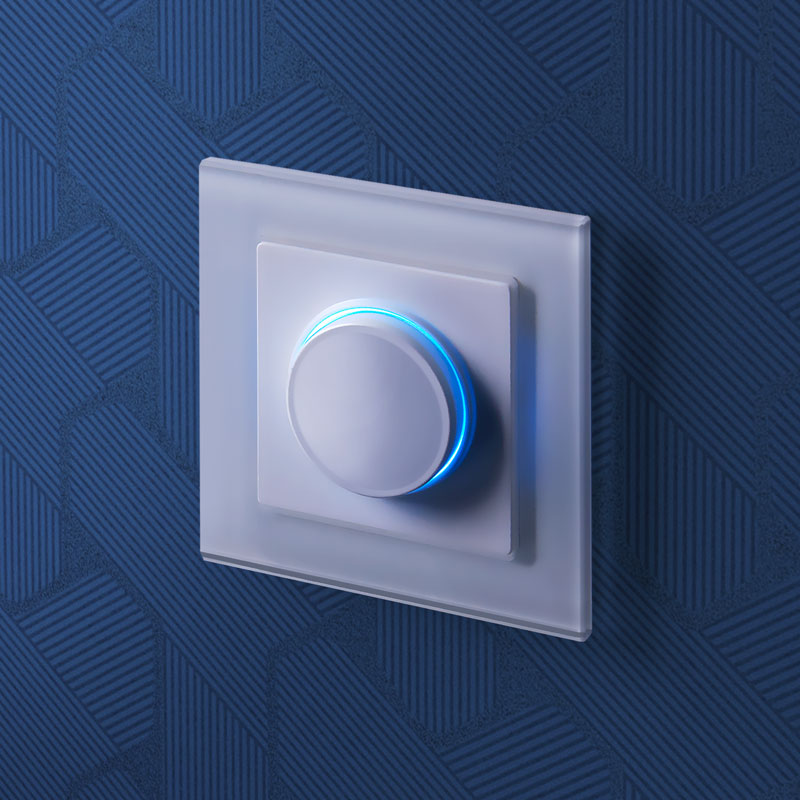 Диммер с подсветкой WERKEL (белый) WL01-DM600-LED / W1142101 / a041383