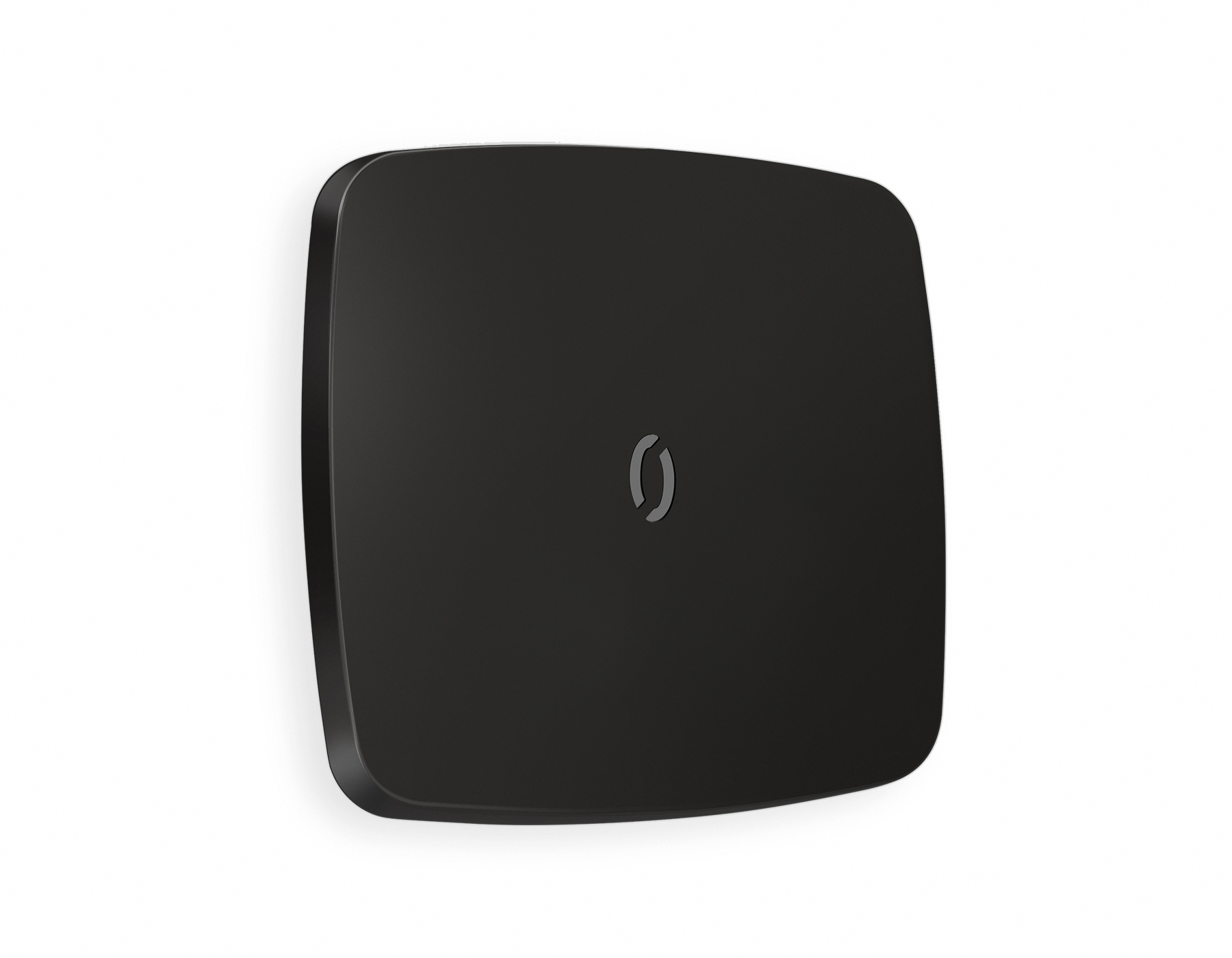 OP8020 Лицевая панель OMEGA (Черный матовый) для 1-кл выключателей с подсветкой QUANT