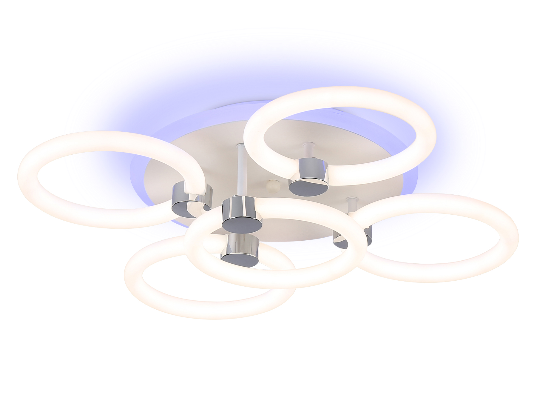 FA3841/4+1 WH белый 70W 3000K-6400K+RGB D538*115 (ПДУ РАДИО 2.4G)