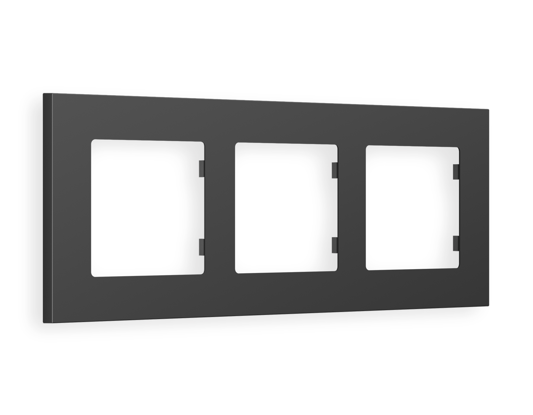 AF250803 Рамка ALFA Qubi (Графит Мягкое касание) 3-ая