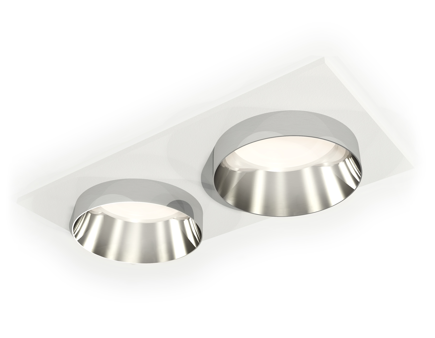 Встраиваемый светильник XC6525022 SWH/PSL белый песок/серебро полированное MR16 GU5.3 (C6525, N6132)