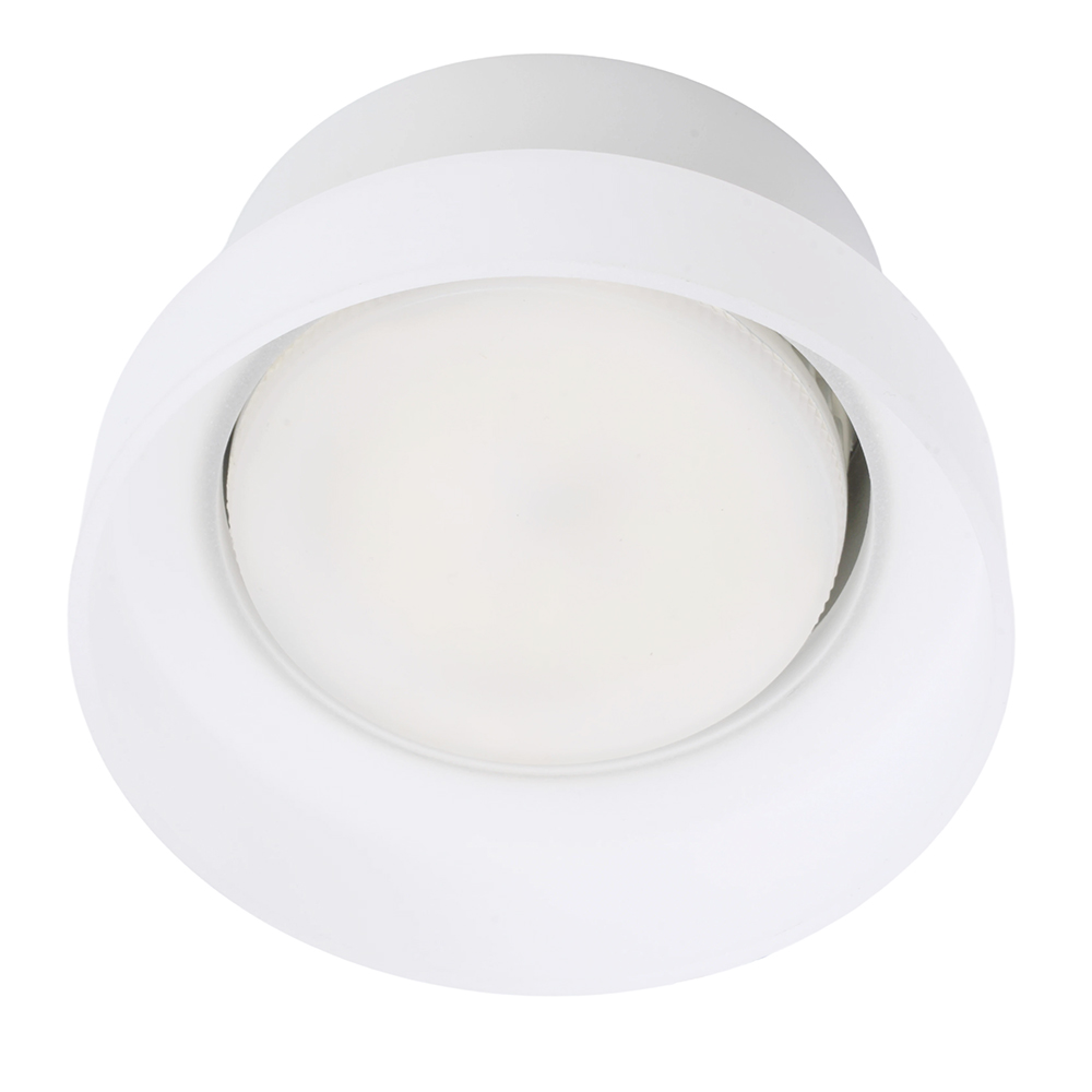 Светильник потолочный Feron HL460 Barrel OPAL 12W, 230V, GX53, белый