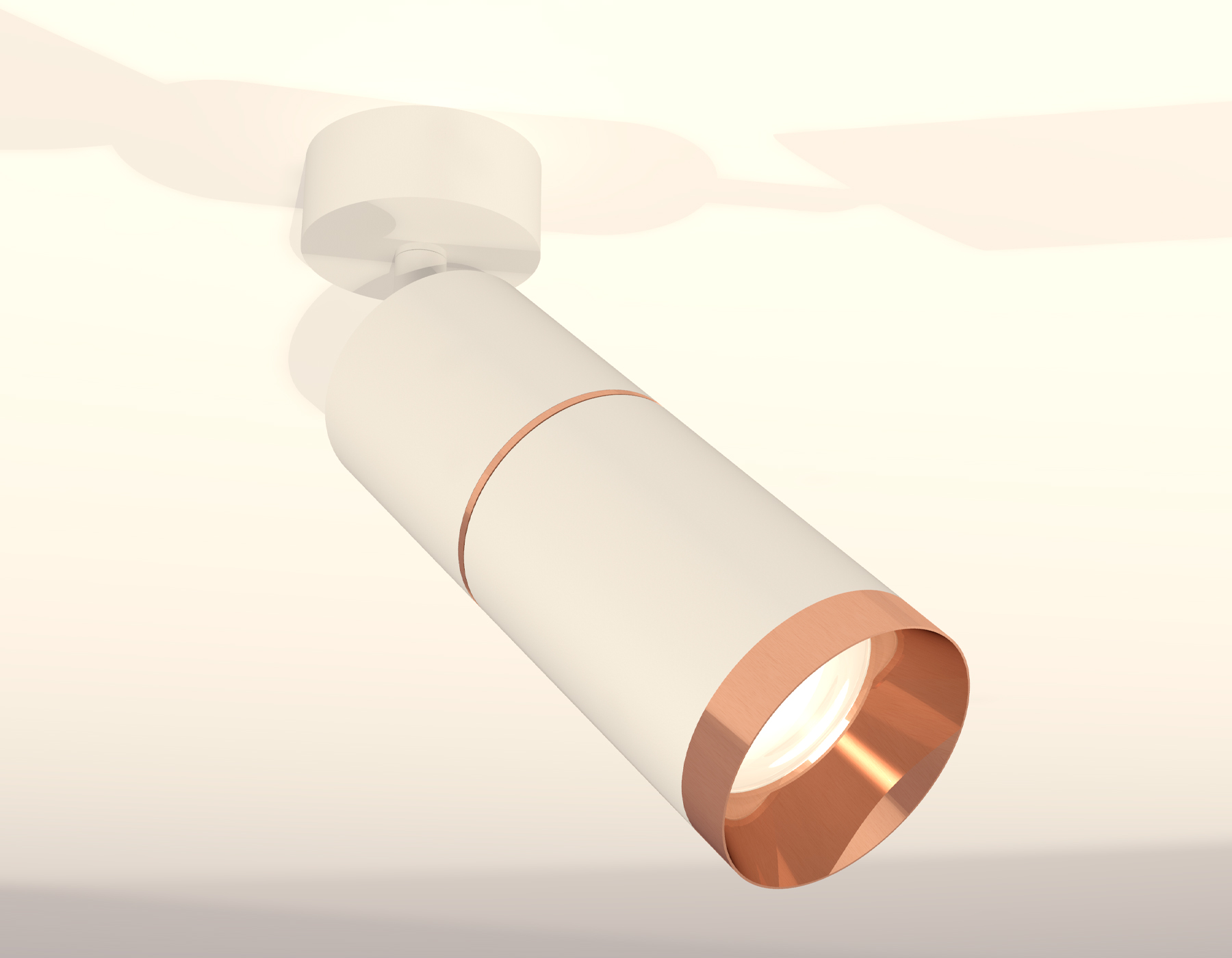 Спот поворотный XM6312013 SWH/PPG белый песок/золото розовое полированное MR16 GU5.3 (A2202,C6301,A2063,C6312,N6135)