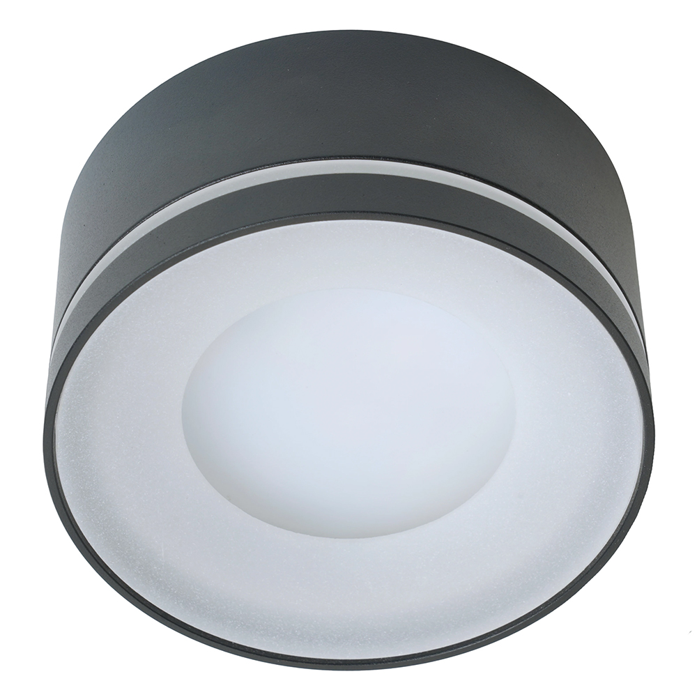 Светильник потолочный Feron HL457 12W, 230V, GX53, черный