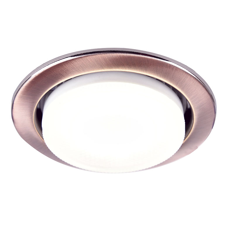 Светильник встраиваемый General GCL-10GX53-H38-RA античный красный