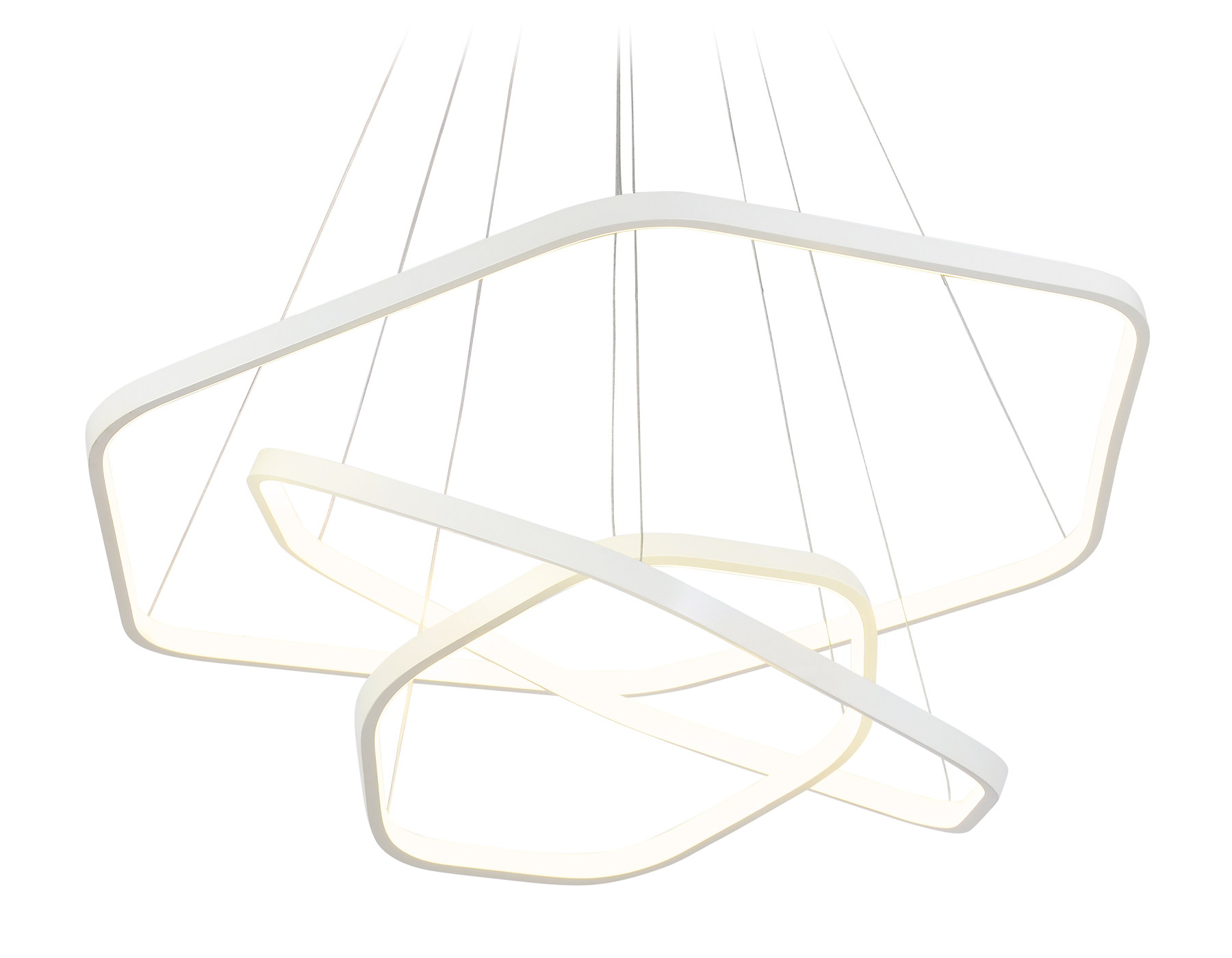 Подвесной светодиодный светильник Ambrella FL365/3 WH белый 88W 4200K D400/600/800*1200 (без ПДУ)