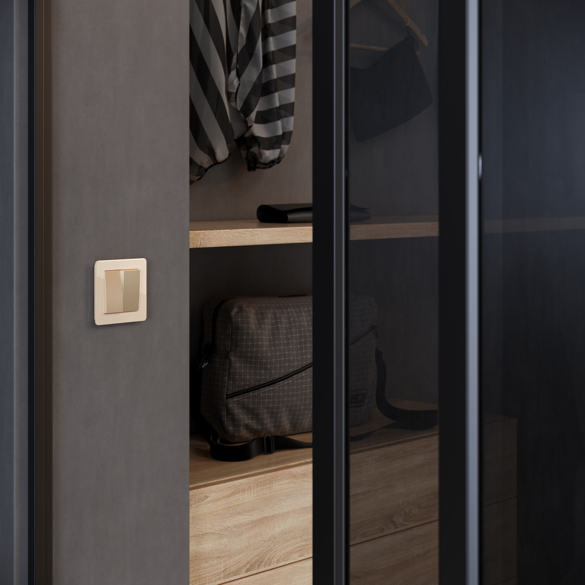 Рамка на 1 пост Acrylic Werkel (айвори) W0012743