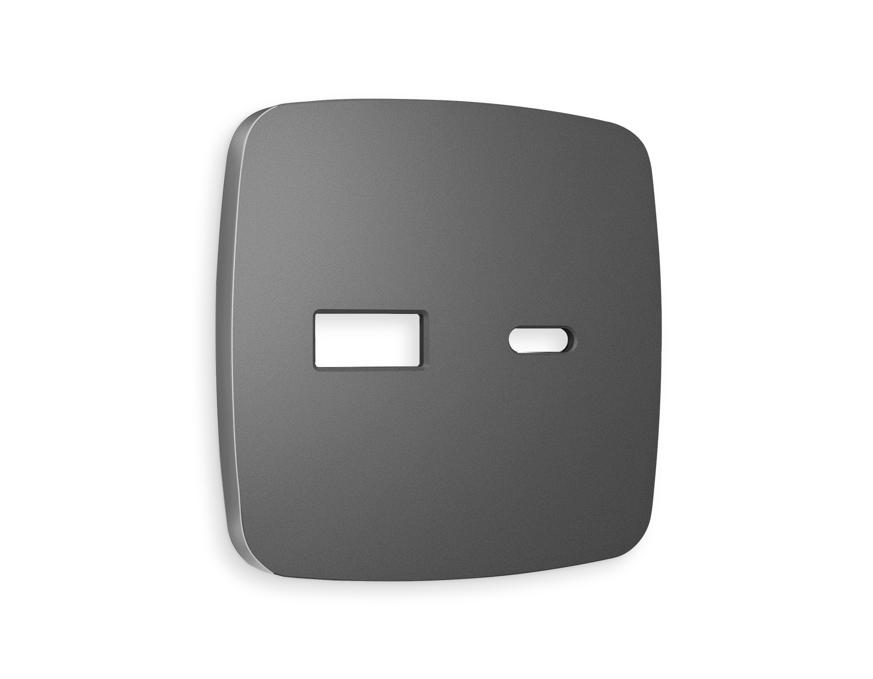 OP6610 Лицевая панель OMEGA (Антрацит серый) для розетки 2USB тип A+C QUANT