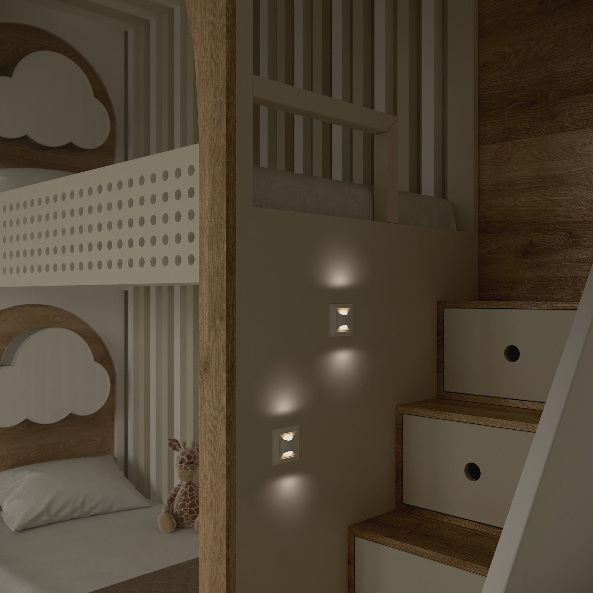 Встраиваемая LED подсветка Werkel Moon (белый матовый) W1154501