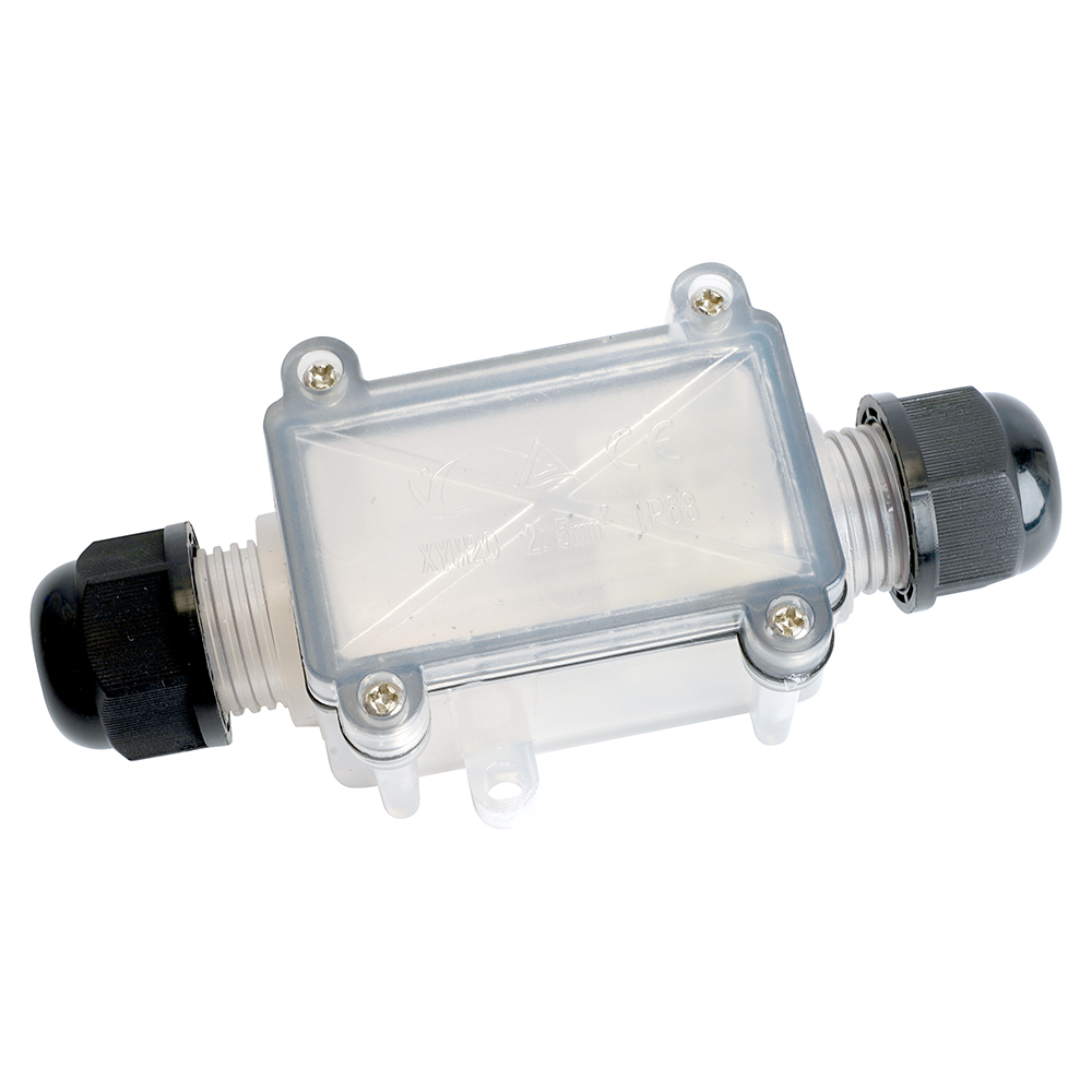 Коробка распределительная  LD536 водонепроницаемая на 2 выхода, 450V, 115х53х36, прозрачный