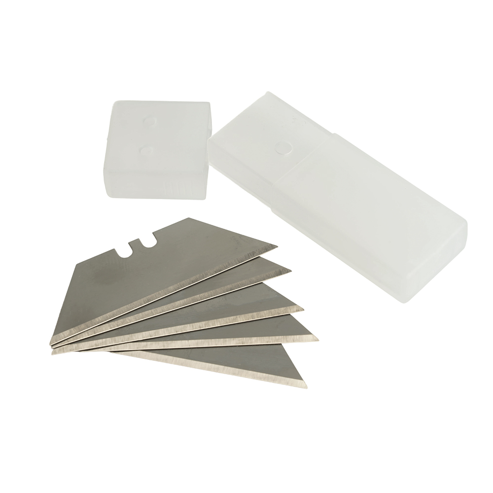 Сменные трапециевидные лезвия для монтажных ножей, 19 мм, 5 шт, STEKKER CBK-19