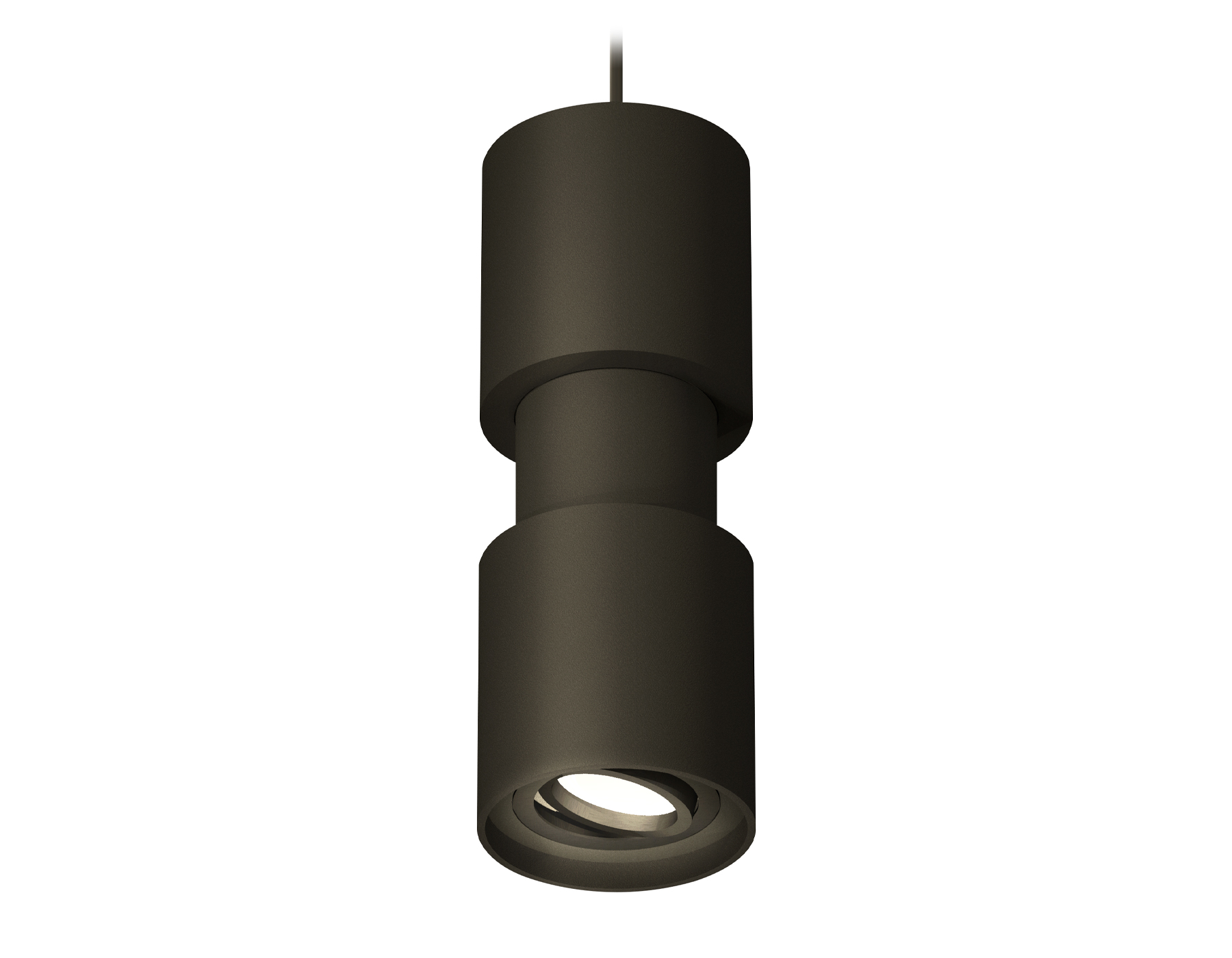 Подвесной поворотный светильник XP7723030 SBK/PBK черный песок/черный полированный MR16 GU5.3