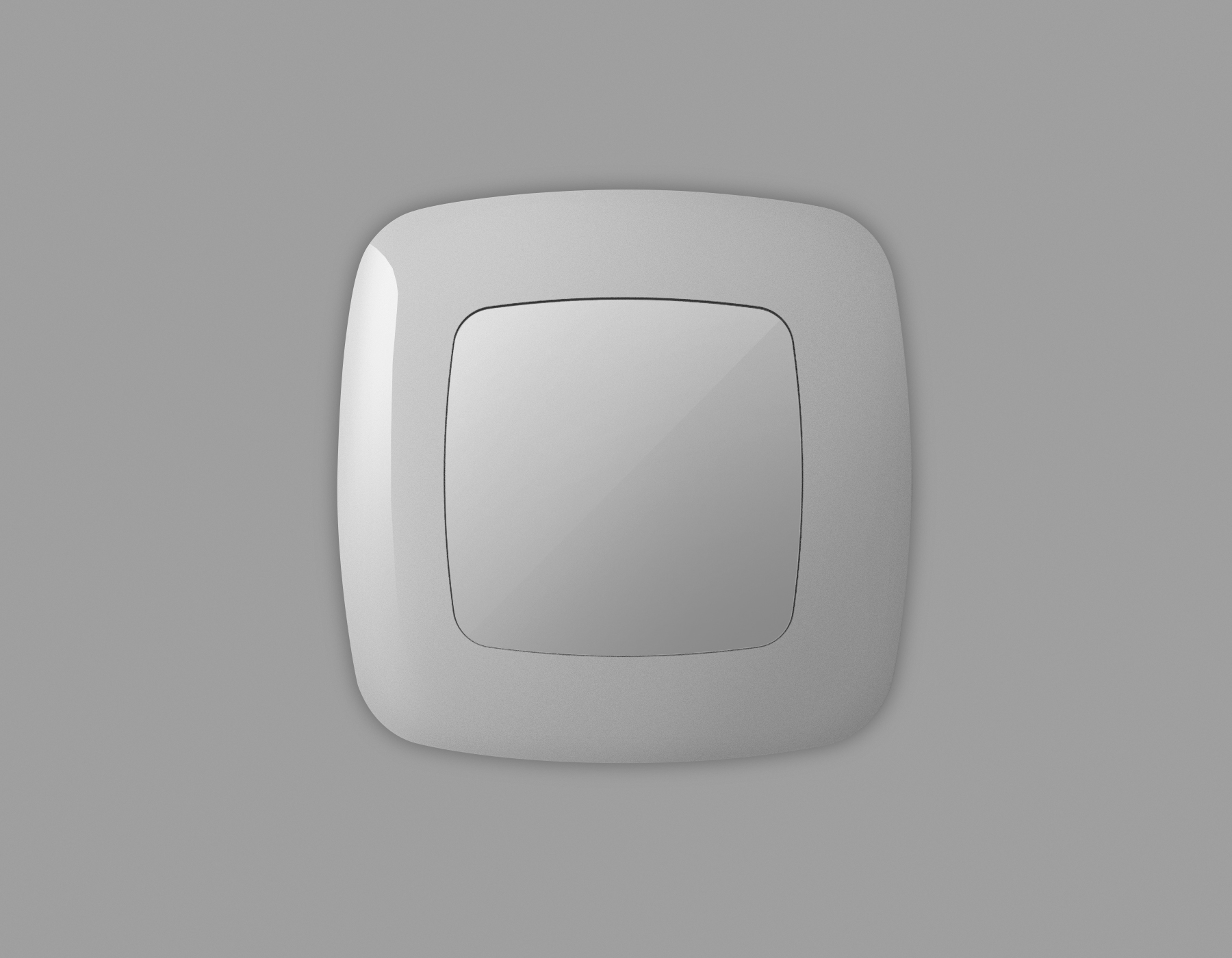 OP4160 Лицевая панель OMEGA (Серебро глянец) заглушка для суппорта QUANT