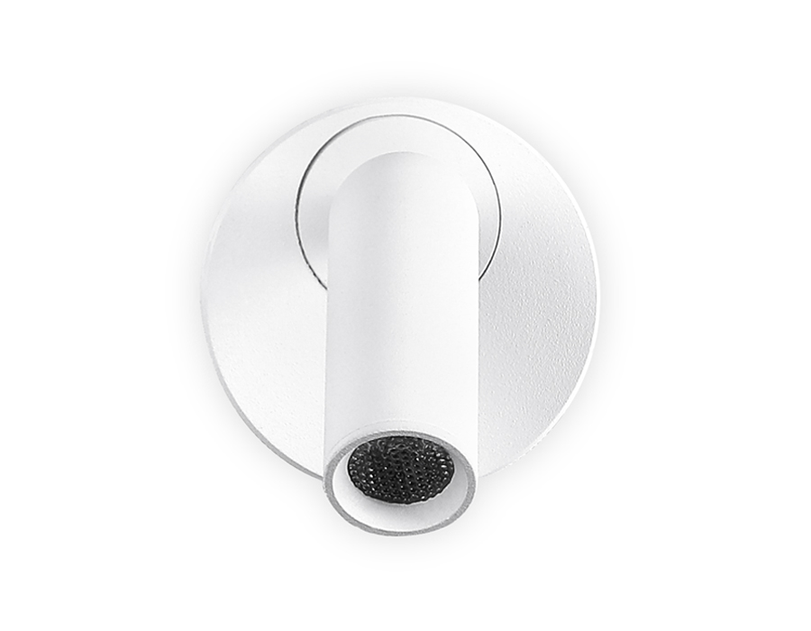 Настенный поворотный светодиодный светильник с выключателем Ambrella FW280 SWH белый песок LED 4200K 3W 70*70*65