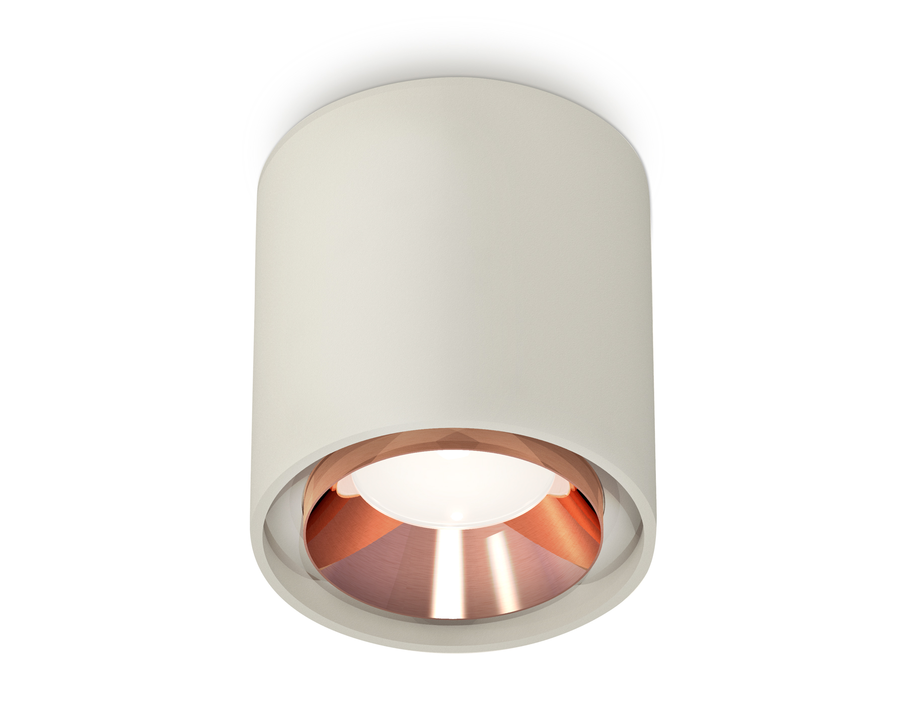 Накладной светильник XS7724005 SGR/PPG серый песок/золото розовое полированное MR16 GU5.3 (C7724, N7035)