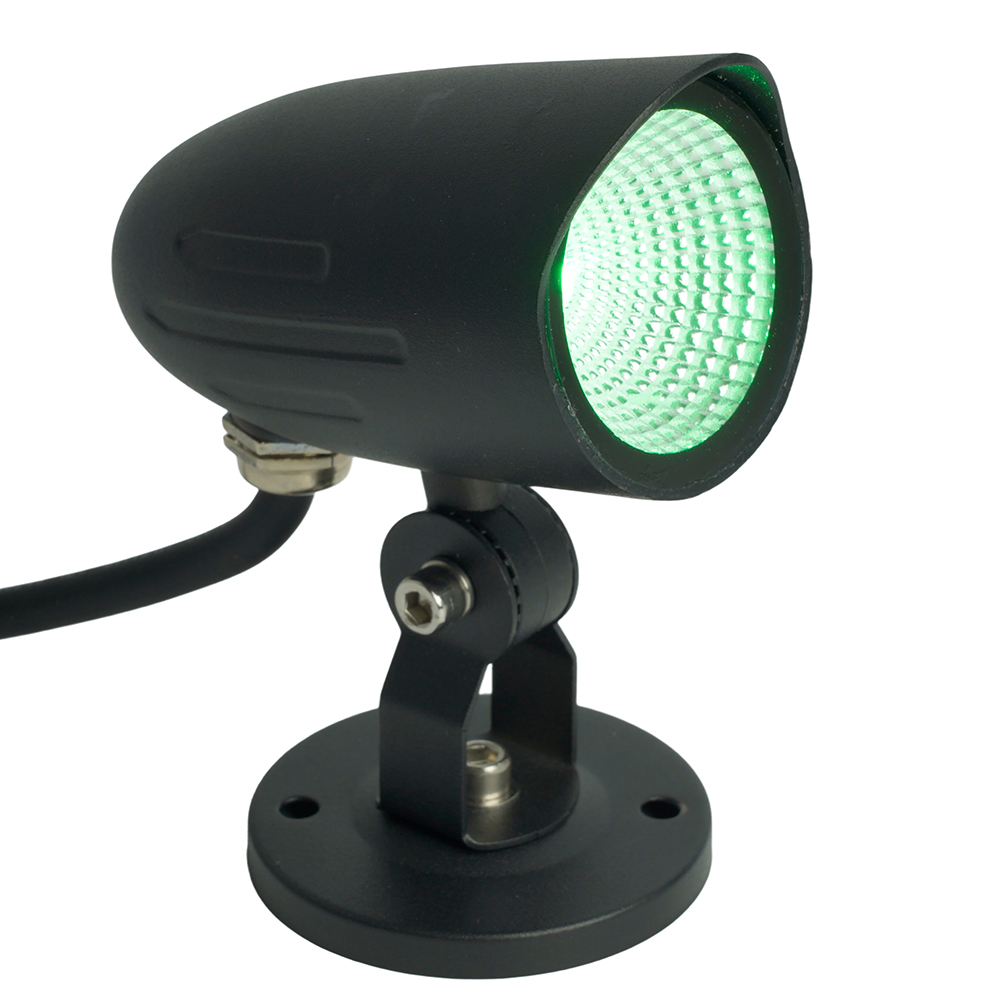 Светодиодный светильник тротуарный (грунтовый) Feron SP2713 7W зеленый 85-265V IP65