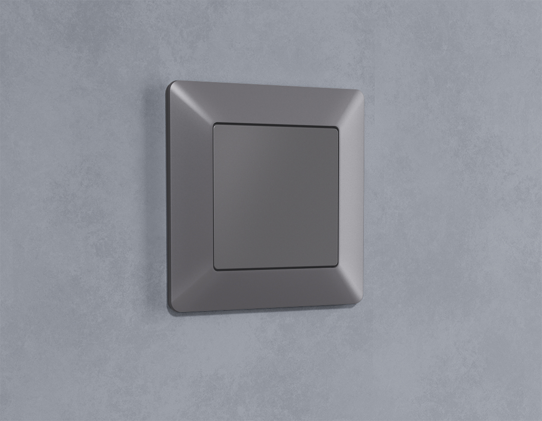 AP5160 Лицевая панель ALFA (Сталь матовый) заглушка для суппорта QUANT