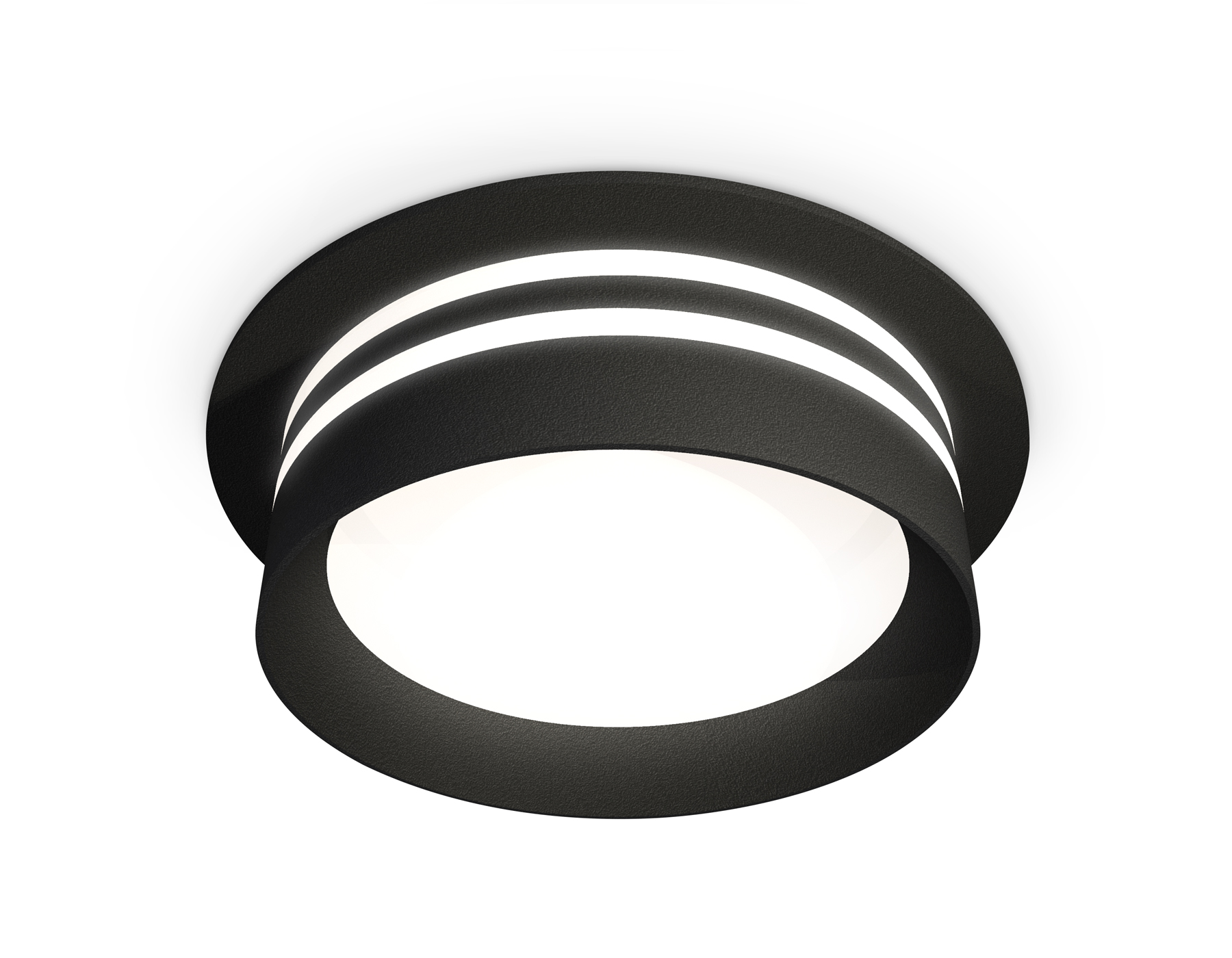 Встраиваемый светильник XC8051021 SBK/FR черный песок/белый матовый GX53 (C8051, N8478)