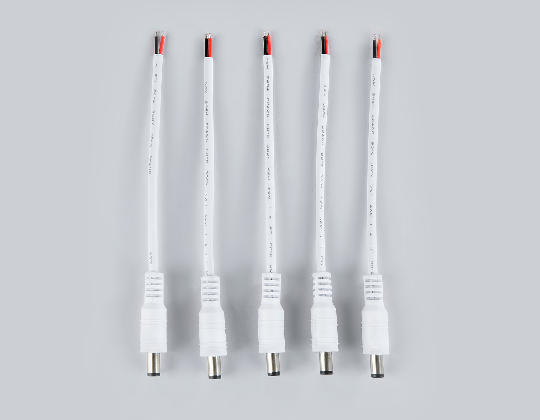 GS7951 соединитель проводной 2,1*5,5 мм папа (5шт)