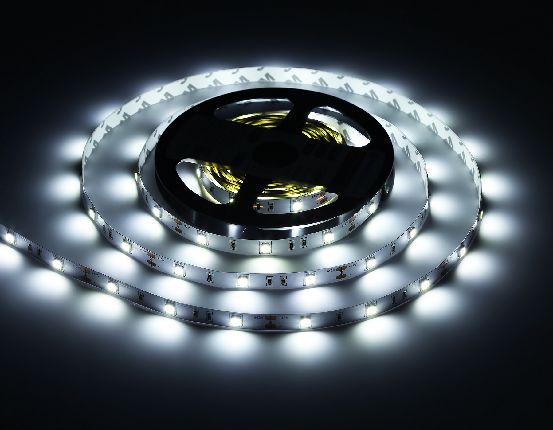 GS1803 5050 30Led/ 7.2W m/ 12V IP20 6500K/ 5000*10*1.87mm (2 конт.)