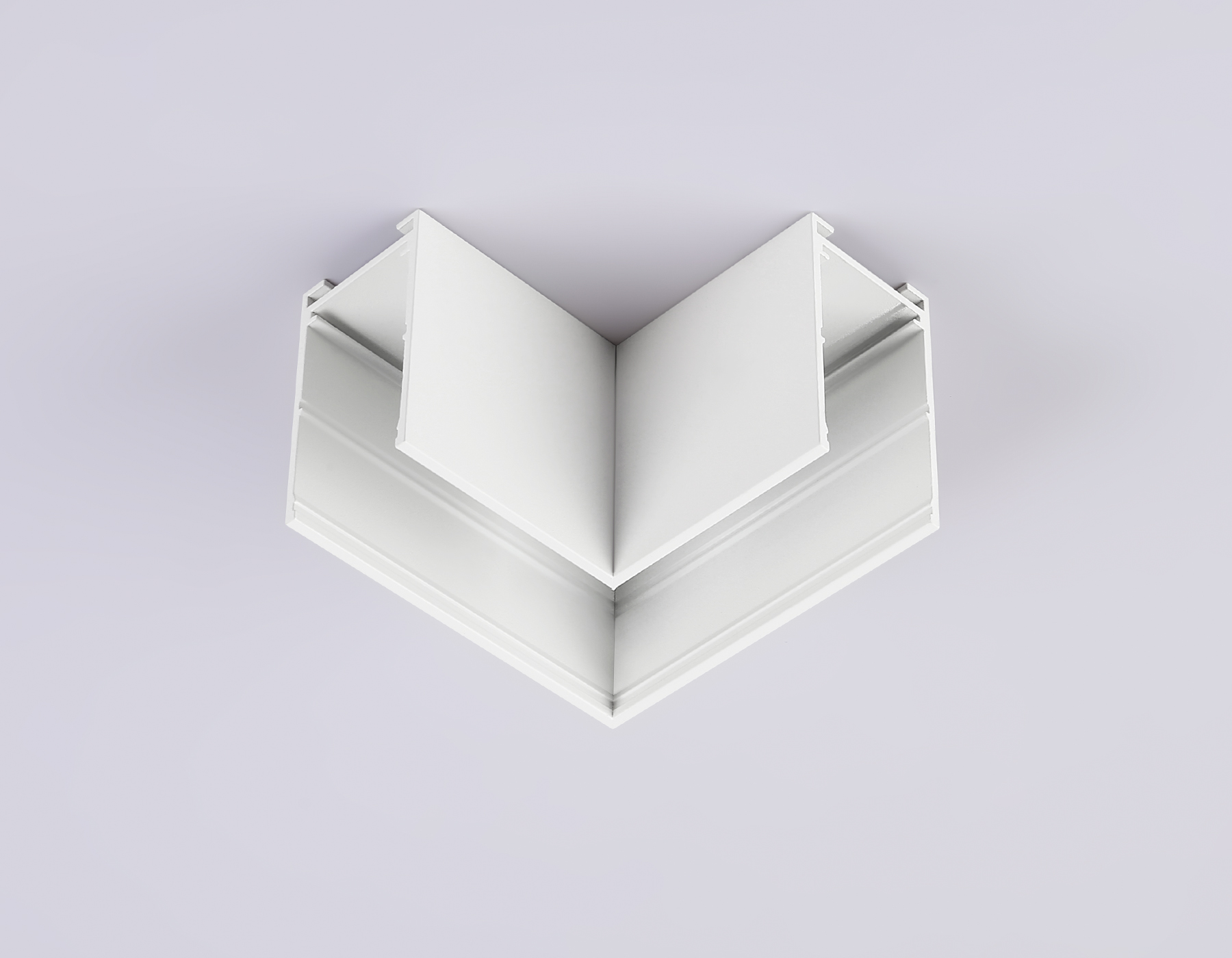 GL1031 WH белый коннектор угловой для накладного шинопровода Magnetic 220V 80*80*52