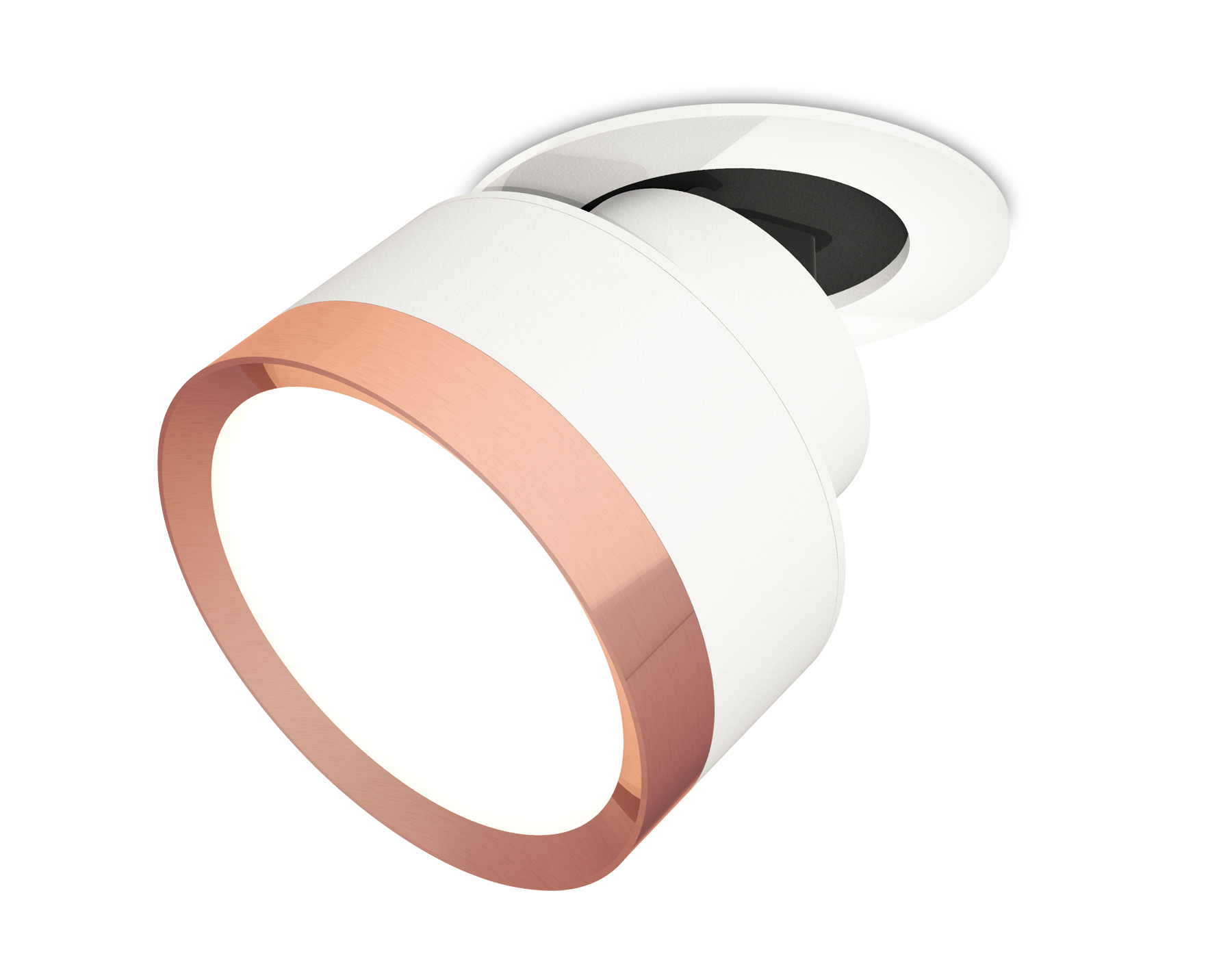 Встраиваемый поворотный светильник XM8101504 SWH/PPG белый песок/золото розовое полированное GX53 (A2241, A2105, C8101, N8126)