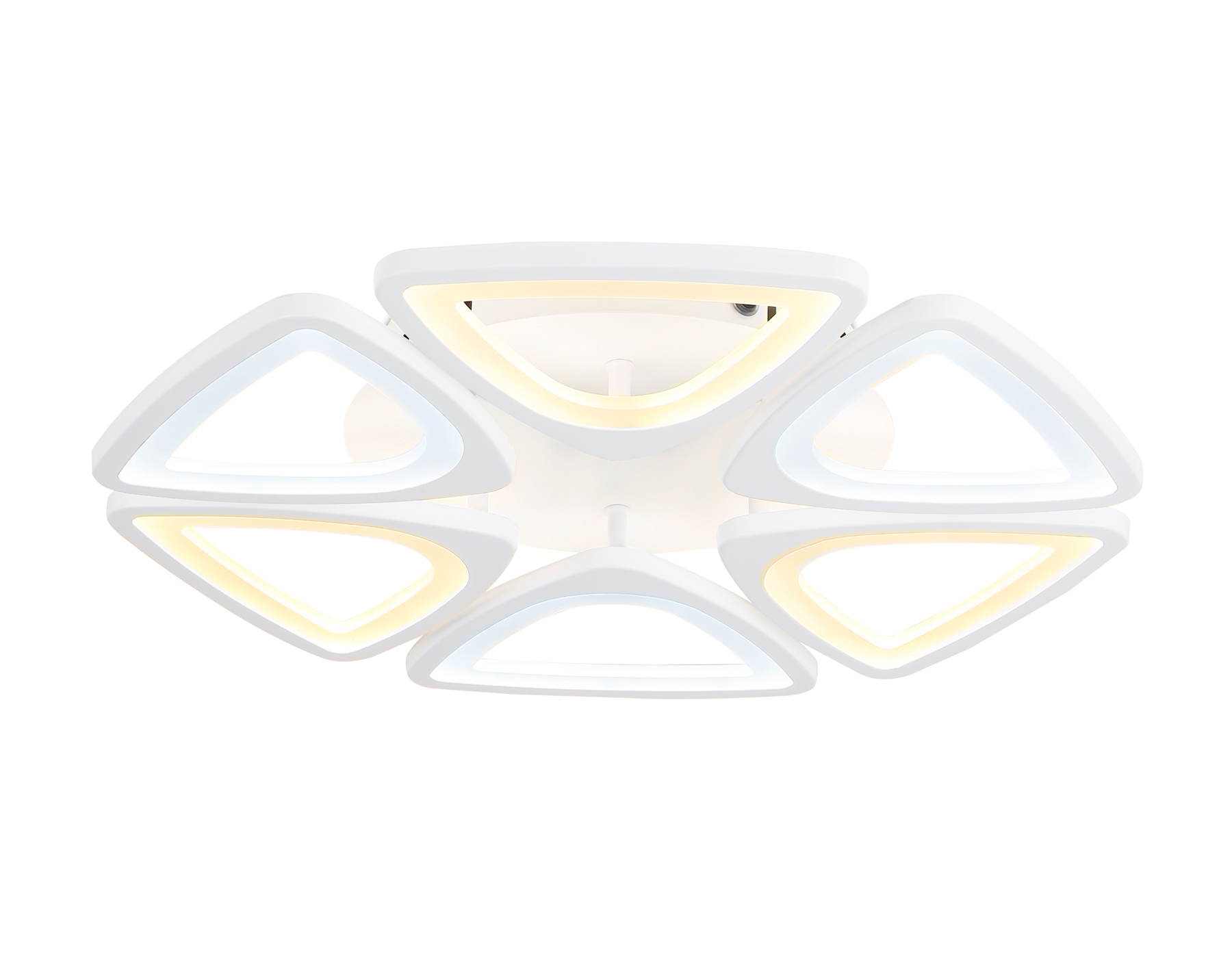 Потолочный светодиодный светильник с пультом Ambrella FA4494/6 WH белый 4200K/3000K+6400K/6400K+3000K 84W D450*80 (ПДУ ИК)