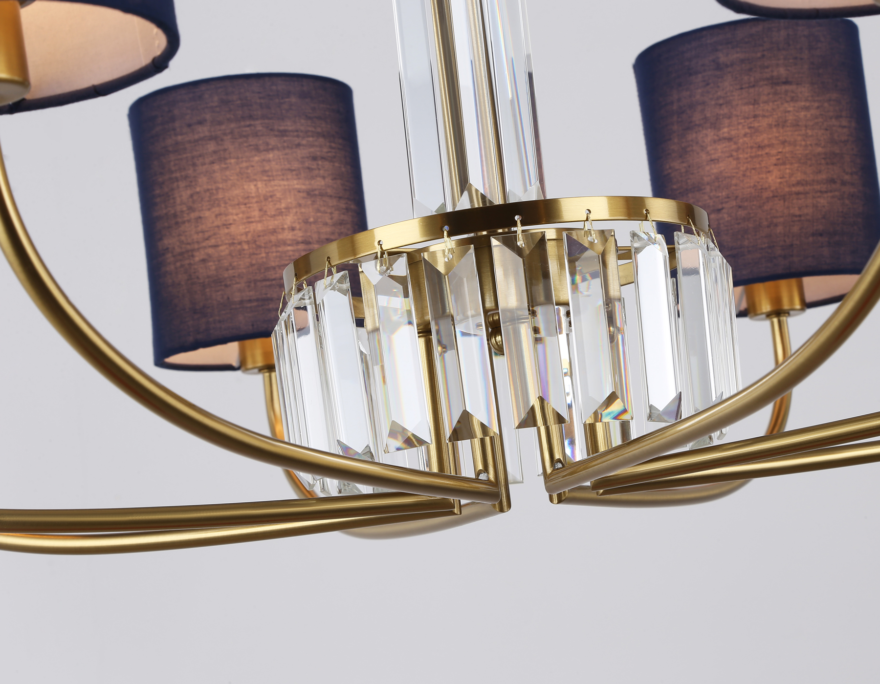 LH71273/8 BS/BK латунь/черный E14/8 max 40W D820*840