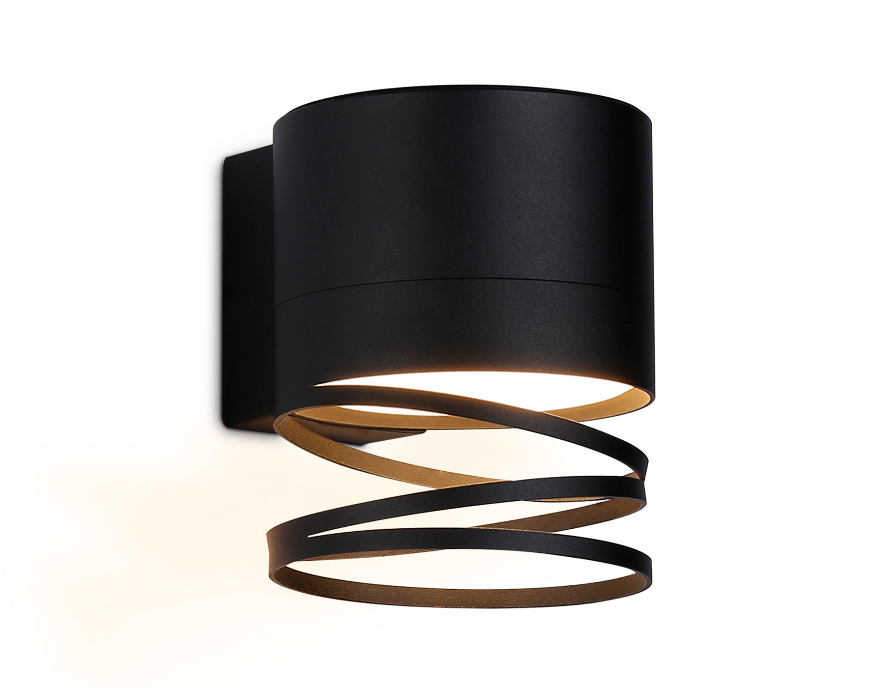 Настенный светильник Ambrella TN71113 BK черный GX53 max 12W 110*82*100