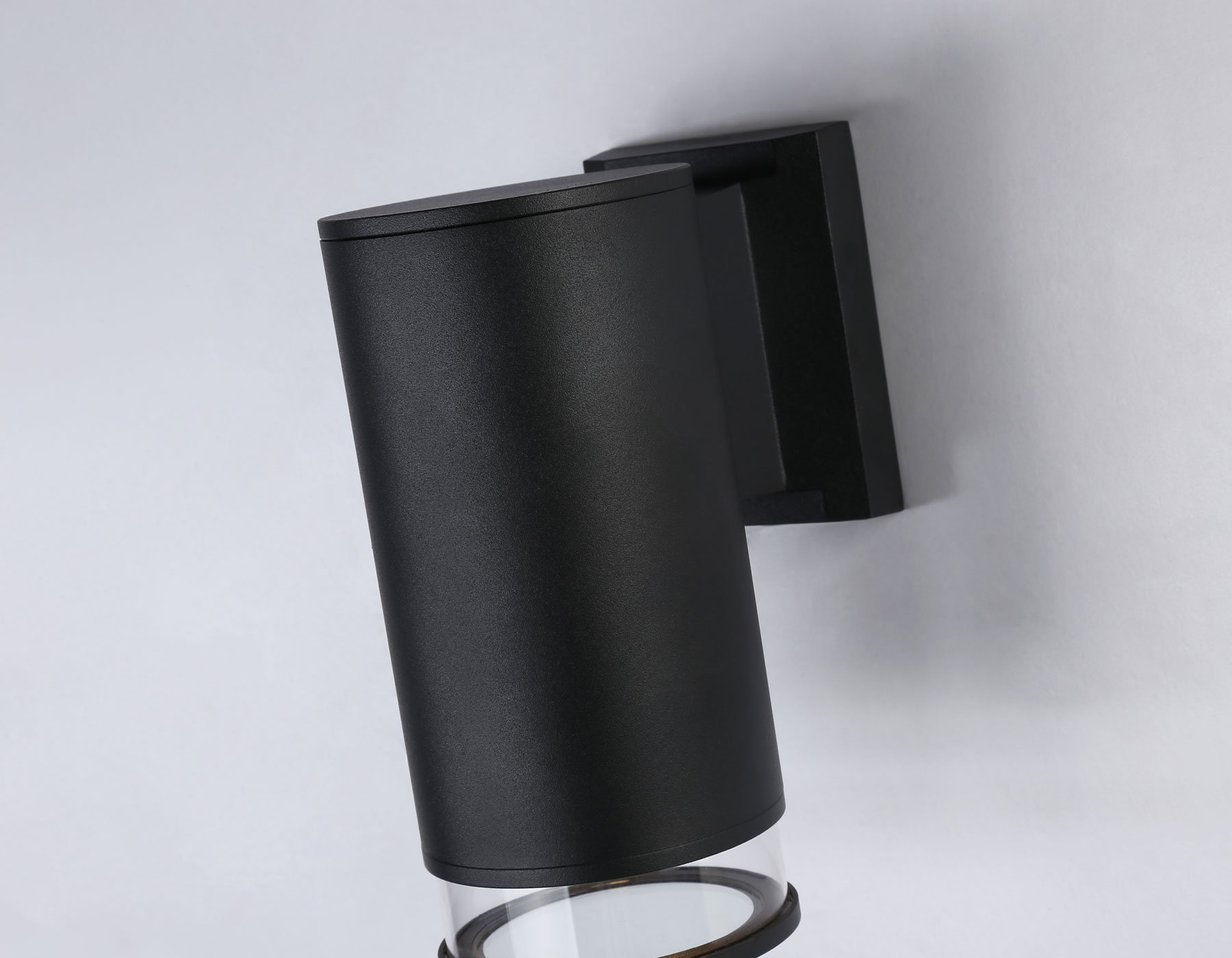 Уличный настенный светильник ST3819 BK/CL черный/прозрачный IP54 GU10 max 35W 187*90*160