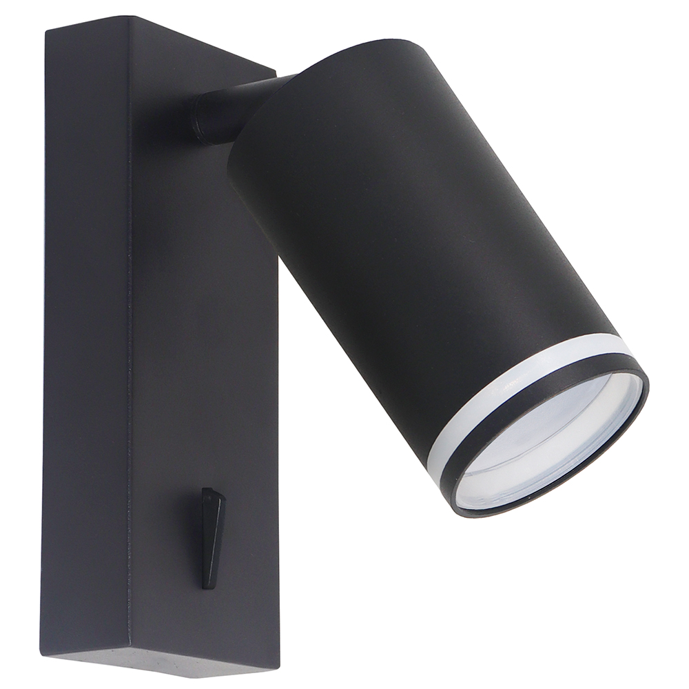 Светильник Feron ML1620 LUNA 35W, 230V, GU10, чёрный Светильник Feron ML1620 LUNA 35W, 230V, GU10, чёрный