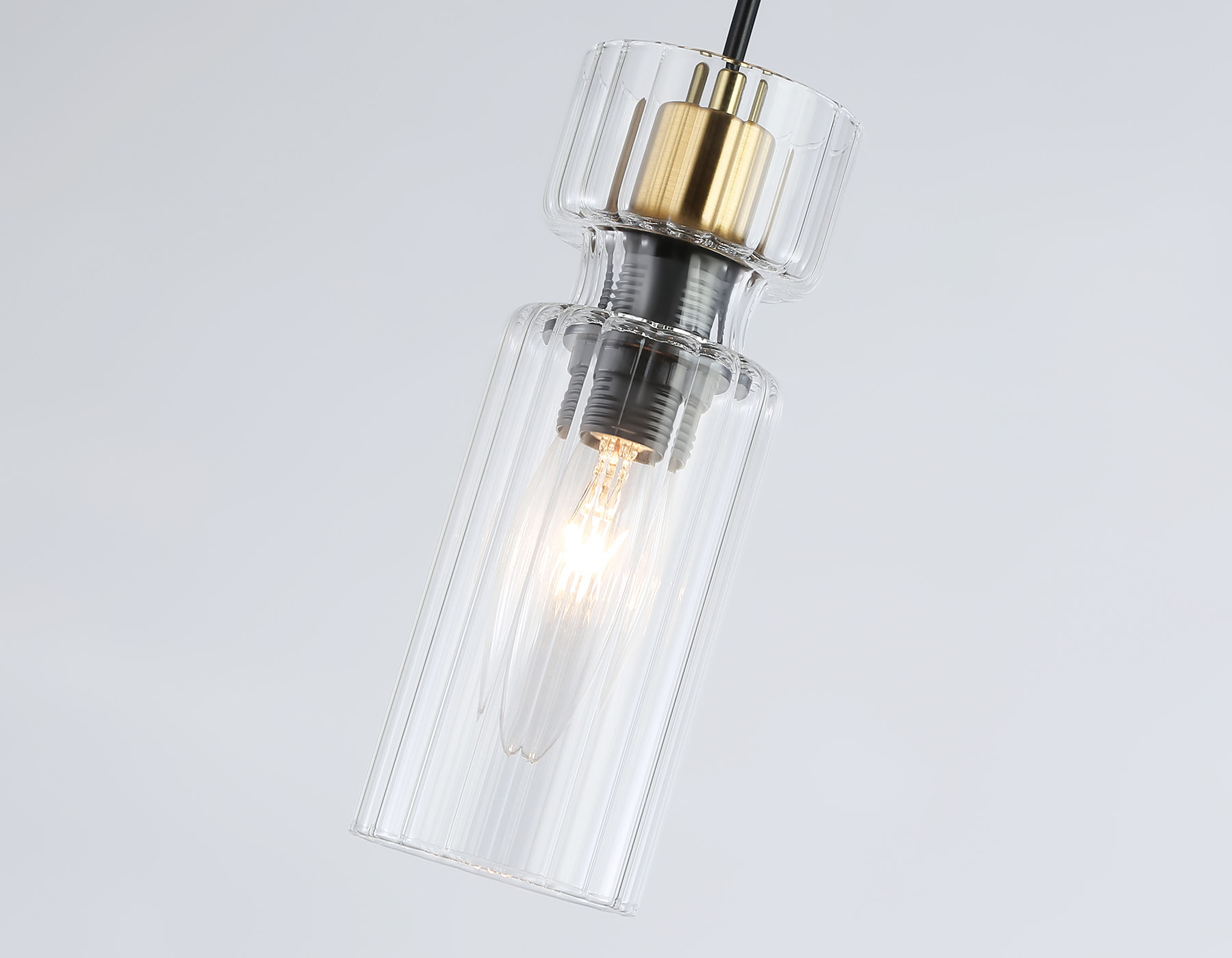 LH56111 BK/BS/CL черный/латунь/прозрачный E14 max 40W D65*1500 LH56111 BK/BS/CL черный/латунь/прозрачный E14 max 40W D65*1500