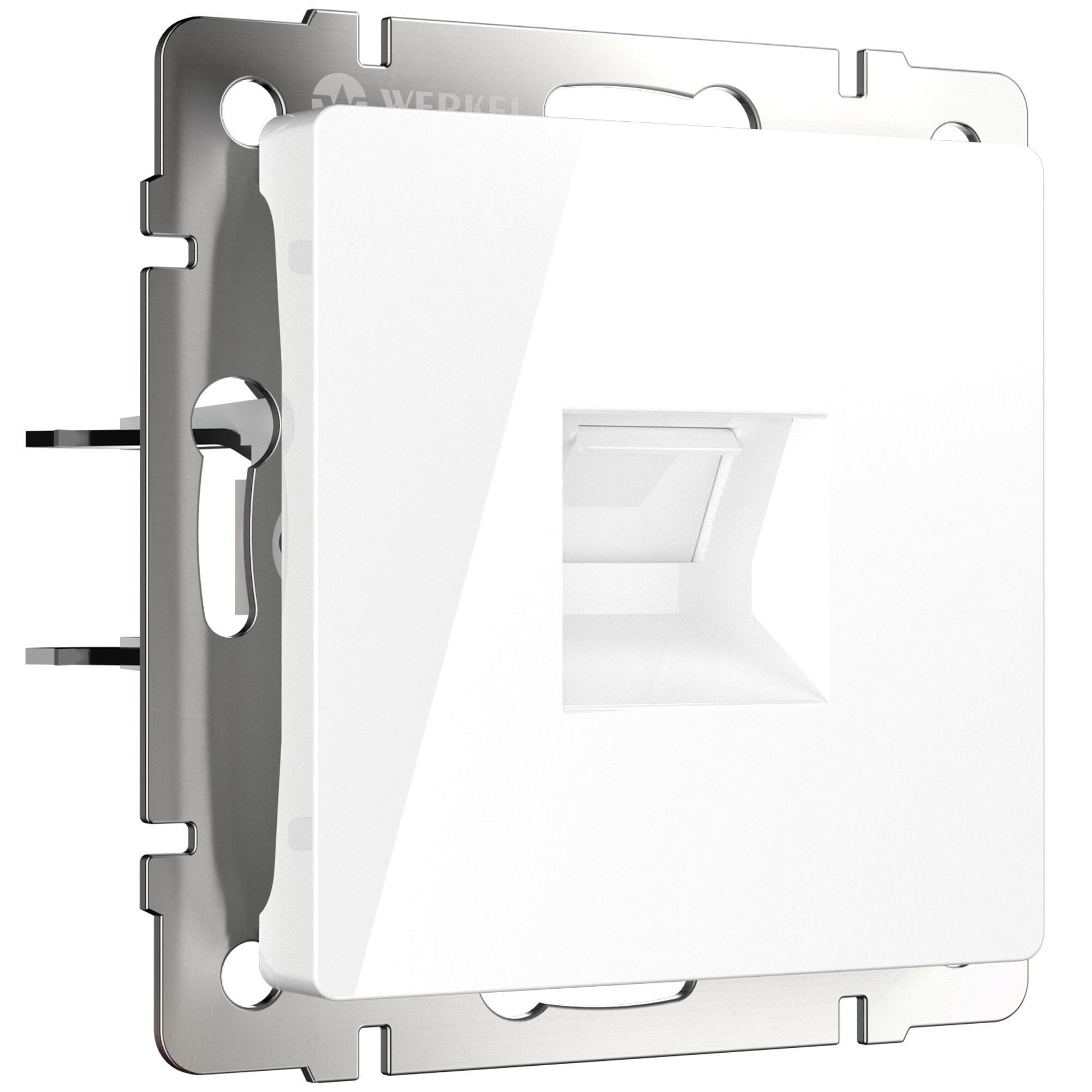 W5120101/ Розетка Ethernet RJ-45 cat. 6A экранированная (белый) W5120101