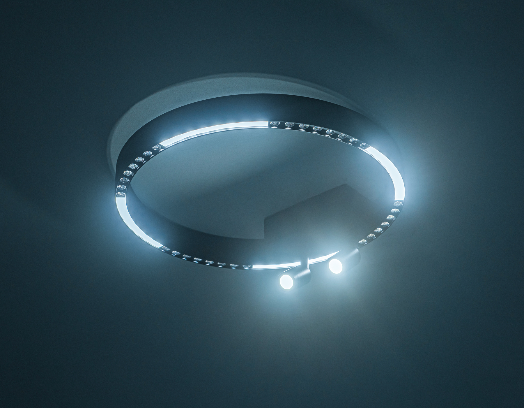 Потолочный LED светильник FL5806/1+2 BK черный 25W 3000K/4200K/6400K D400*95 (без ПДУ) Потолочный LED светильник FL5806/1+2 BK черный 25W 3000K/4200K/6400K D400*95 (без ПДУ)