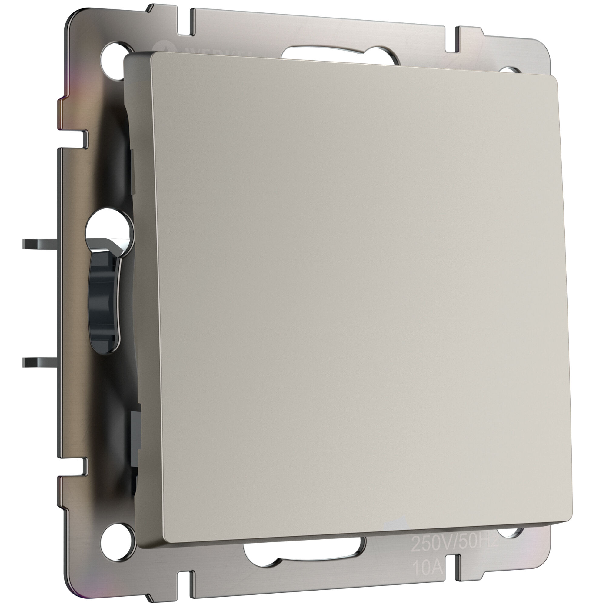 W1210004/ Выключатель одноклавишный (дымчатый) W1210004