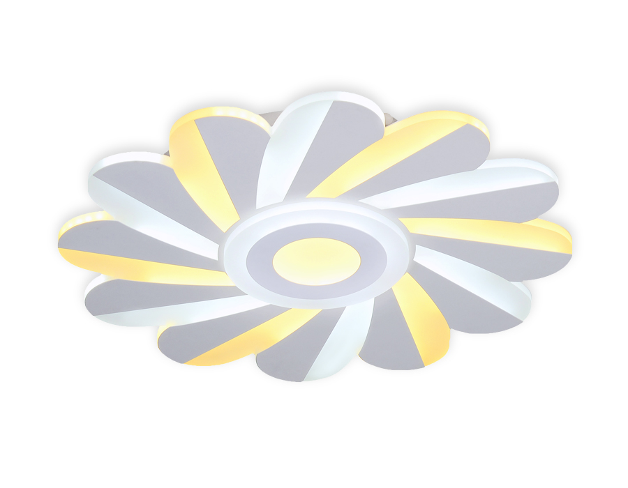 Потолочный светодиодный светильник Ambrella FA850 WH белый 70W  (ПДУ РАДИО 2.4)