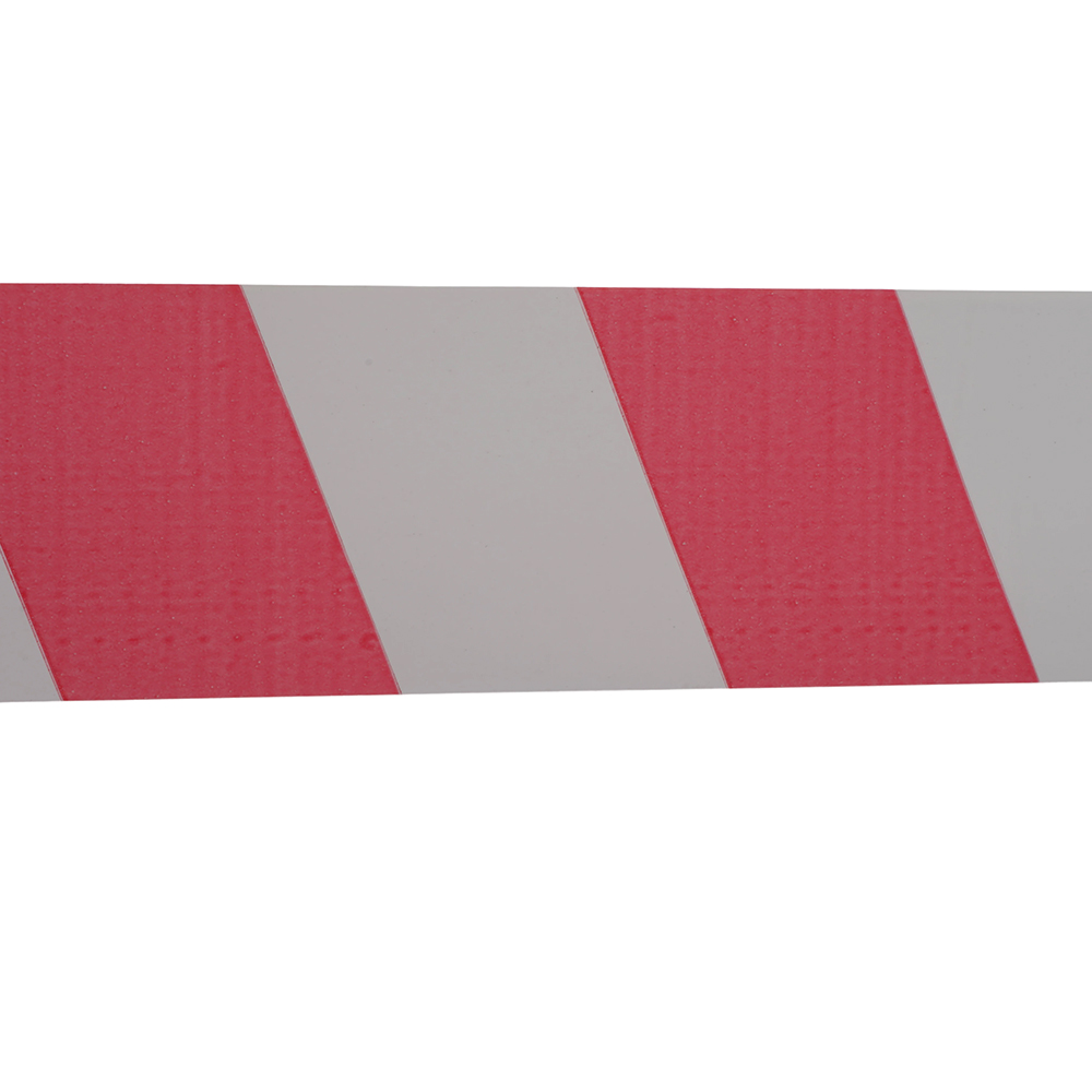 Лента оградительная, 200 п.м.х50 мм х35 мкм, STEKKER  красный,белый INTP10-50-35