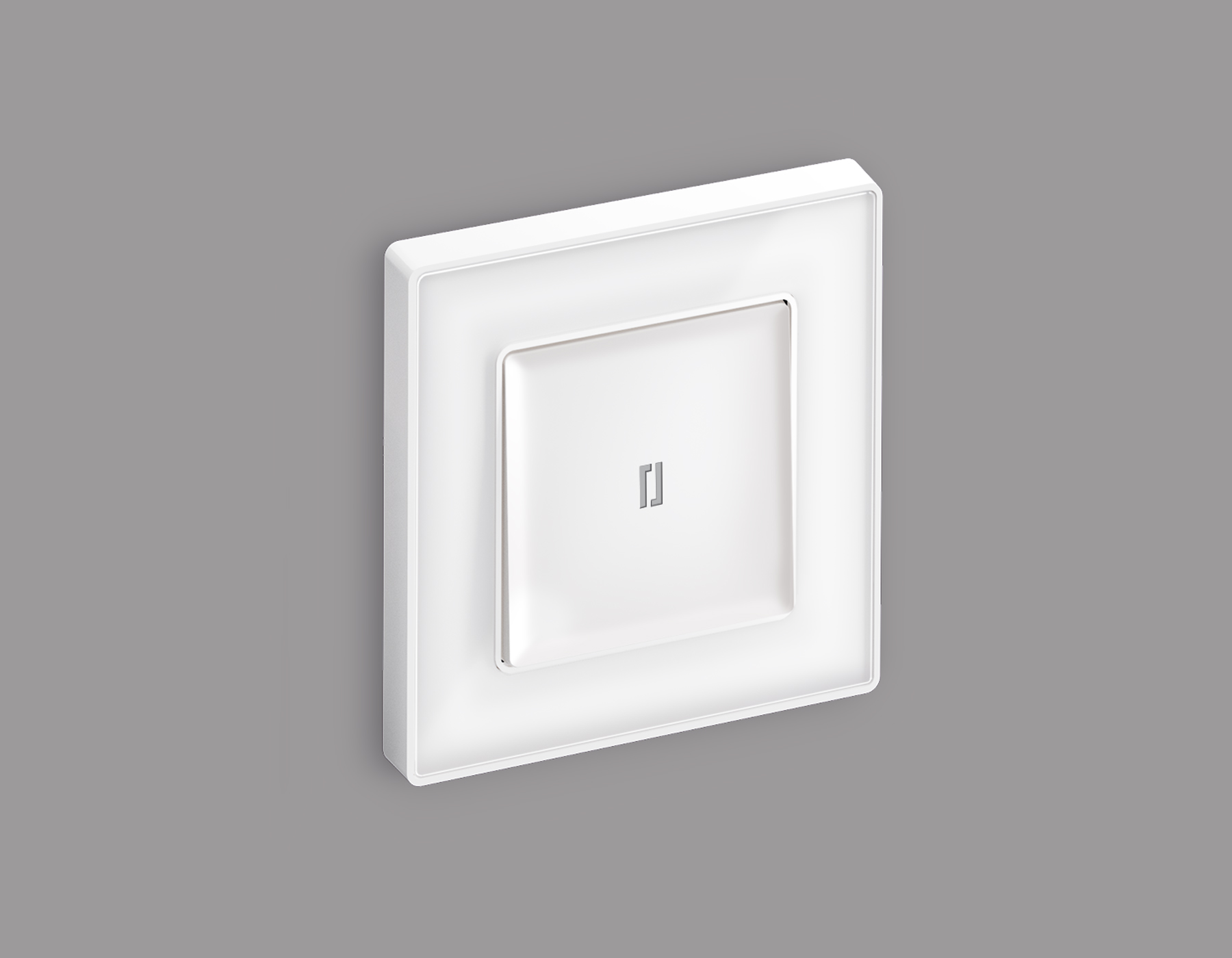 MA122015 Комплект механизма 1-кл выключателя с подсветкой 5600K ALFA Белый матовый QUANT (AP1220, VM101, G14W)