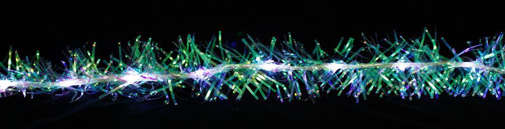 Светодиодная гирлянда Feron CL40 мишура 6.1 м +4.3м 230V белый c питанием от сети