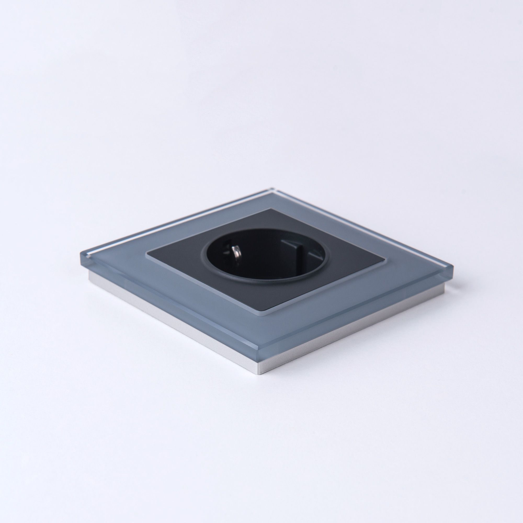 Рамка WERKEL Favorit на 1 пост (серый, стекло) WL01-Frame-01 / W0011115 / a030774